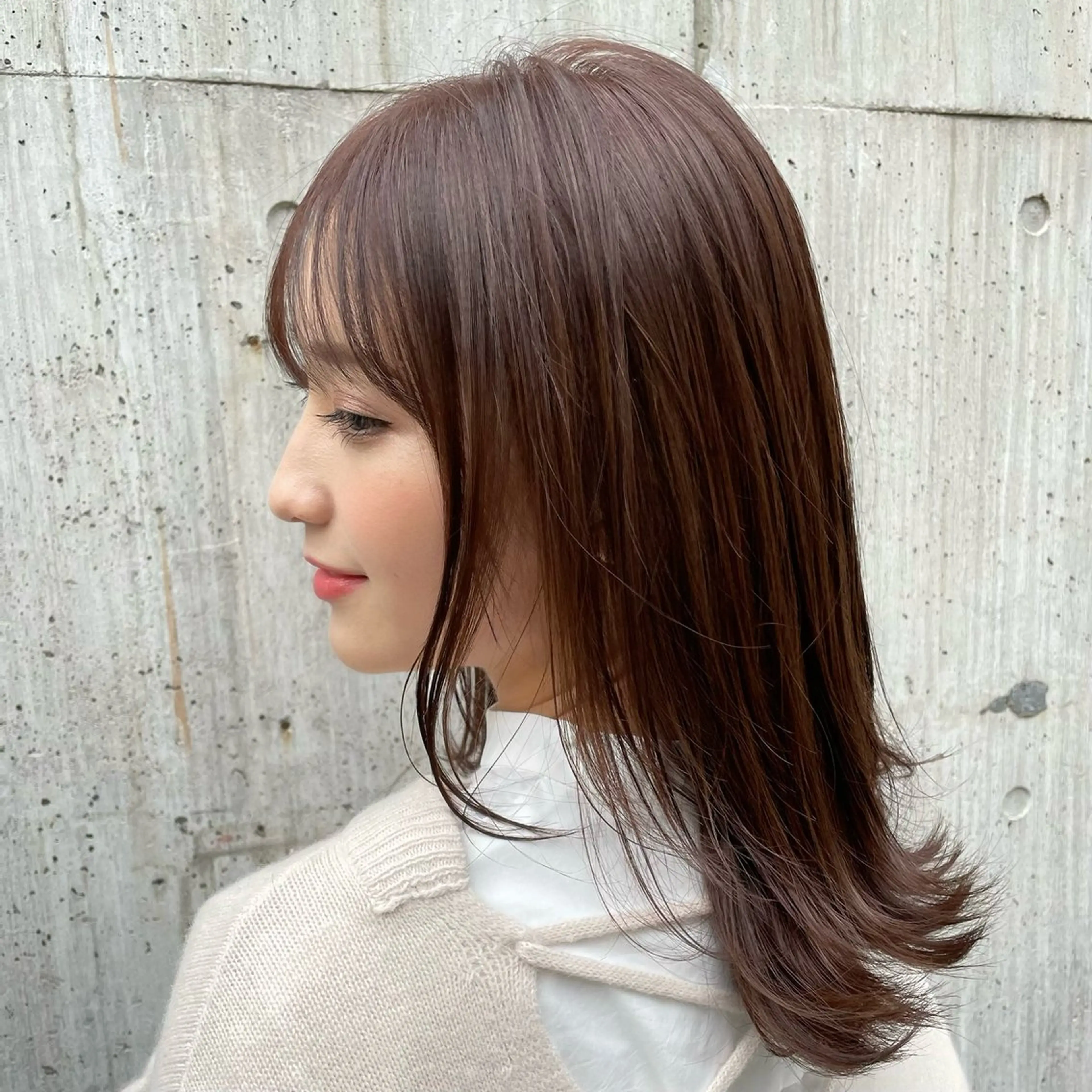ロング カラー YUUKI/艶カラー レイヤーカットのヘアスタイル