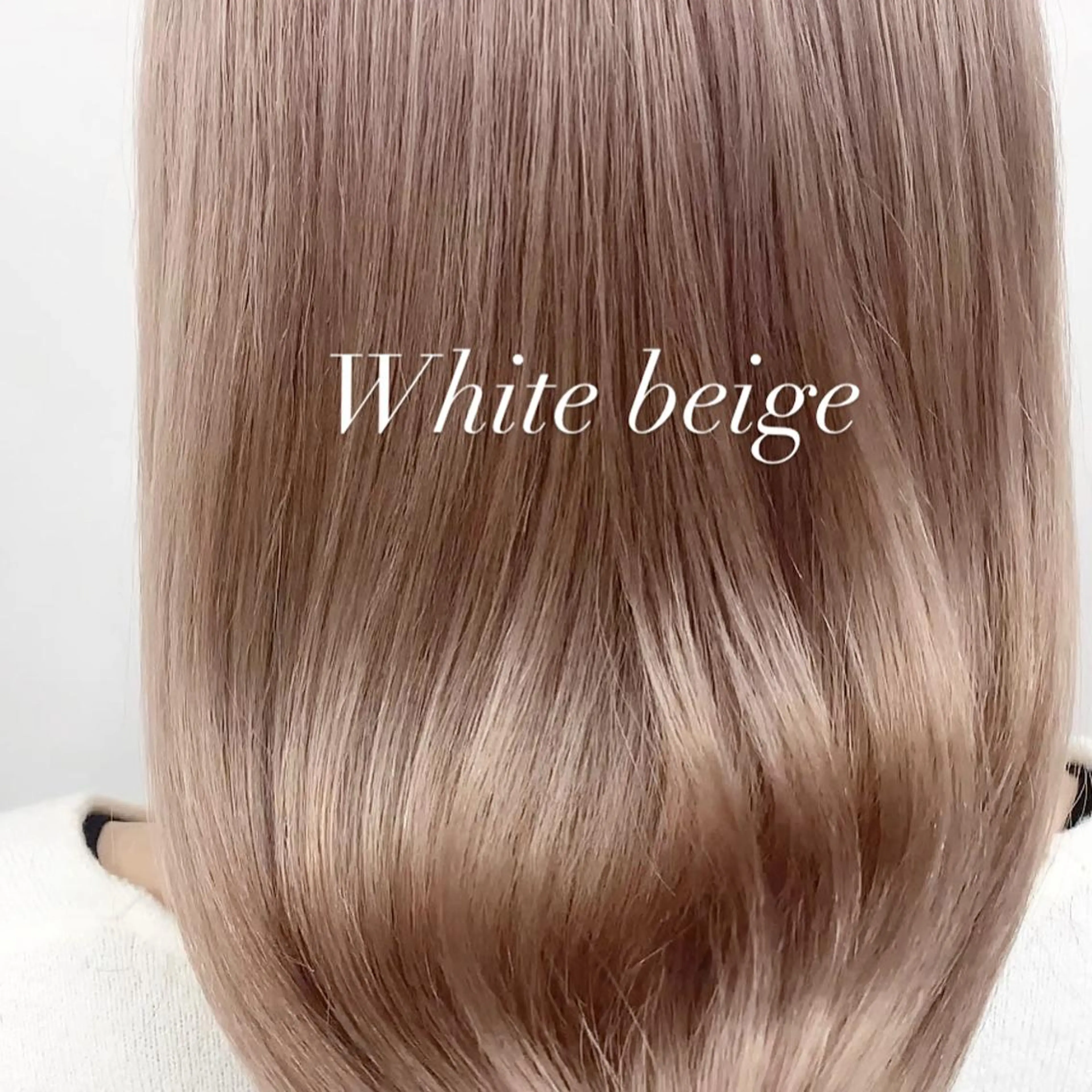 ミディアム カラー ヘアカラー トリートメント ハイトーン特化サロン 代表　中谷蓮のヘアスタイル