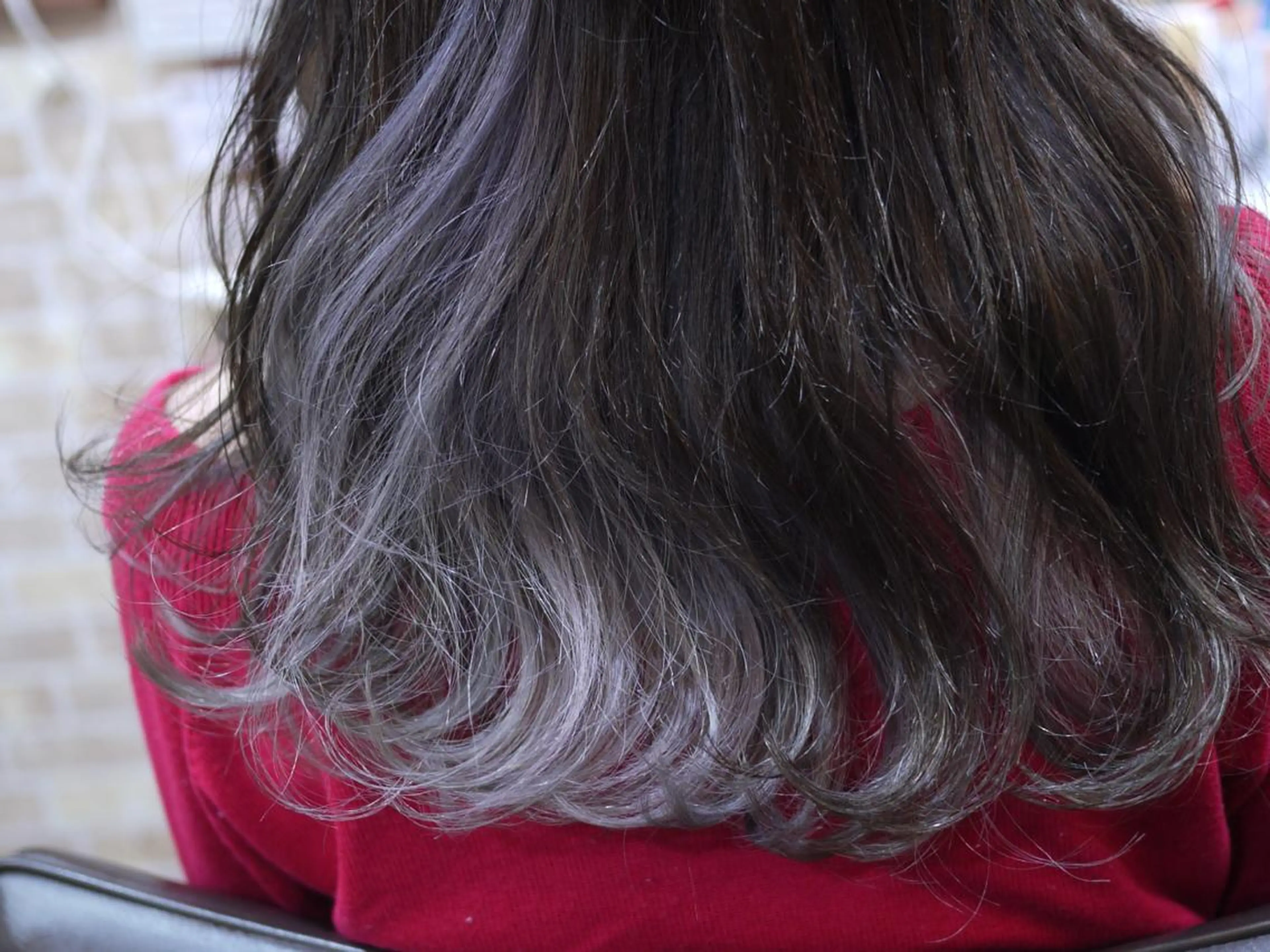 ロング カラー 藤井 一輝のヘアスタイル