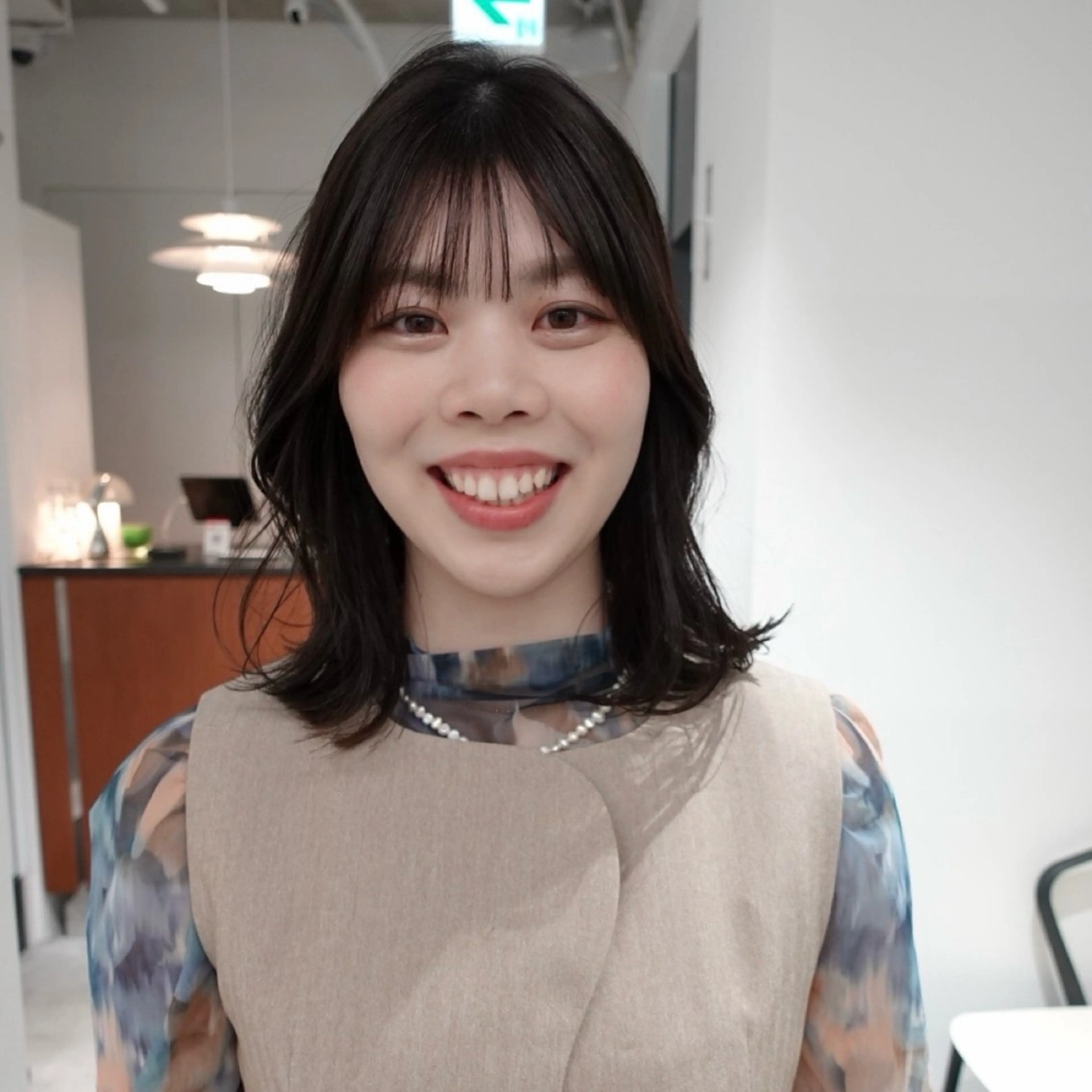 ミディアム ヘアアレンジ レイヤーカット カット 🌐サトウ リョウ🌐のヘアスタイル