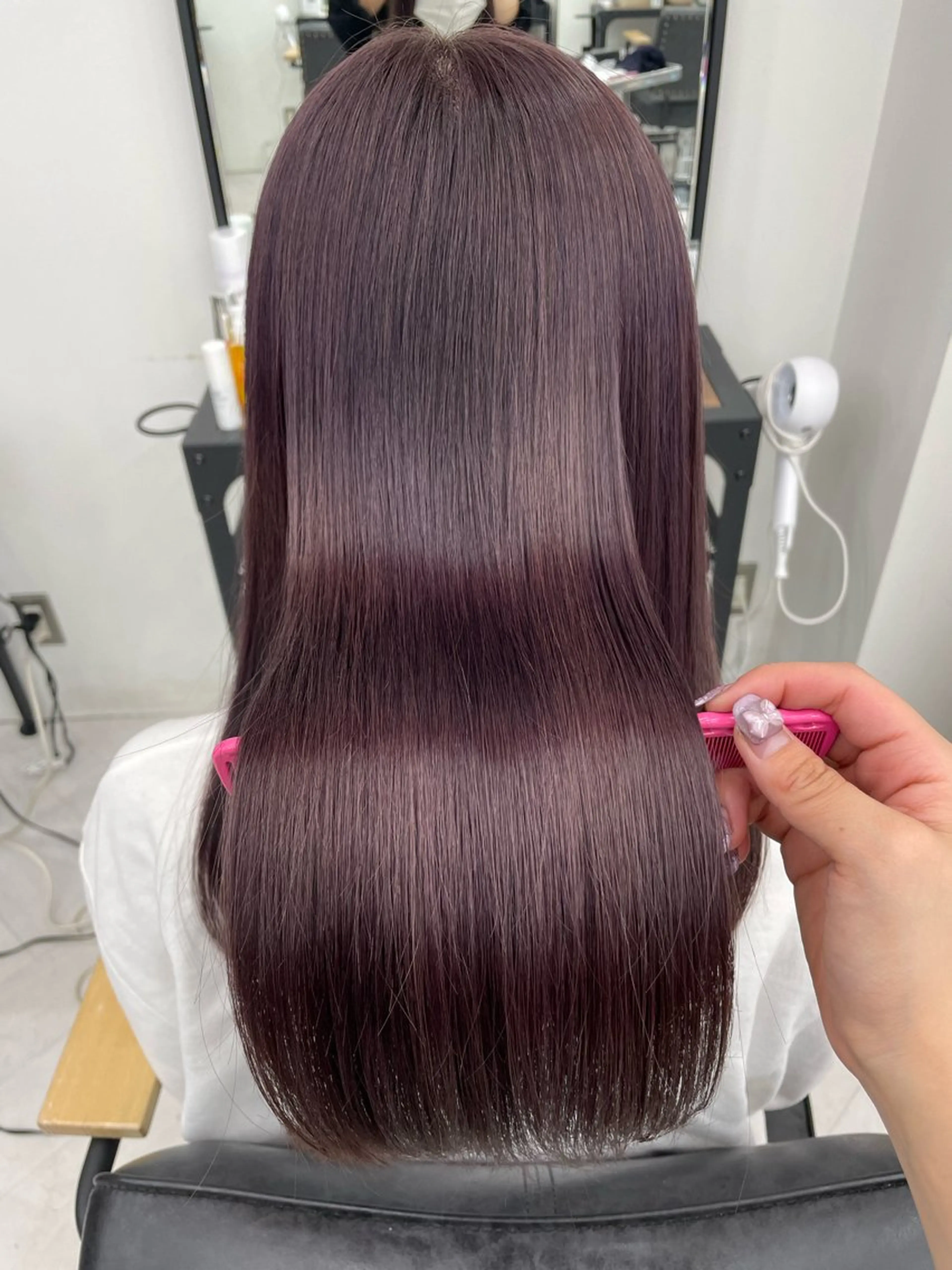 ロング カラー トレンドスタイル SAE🖤✨のヘアスタイル