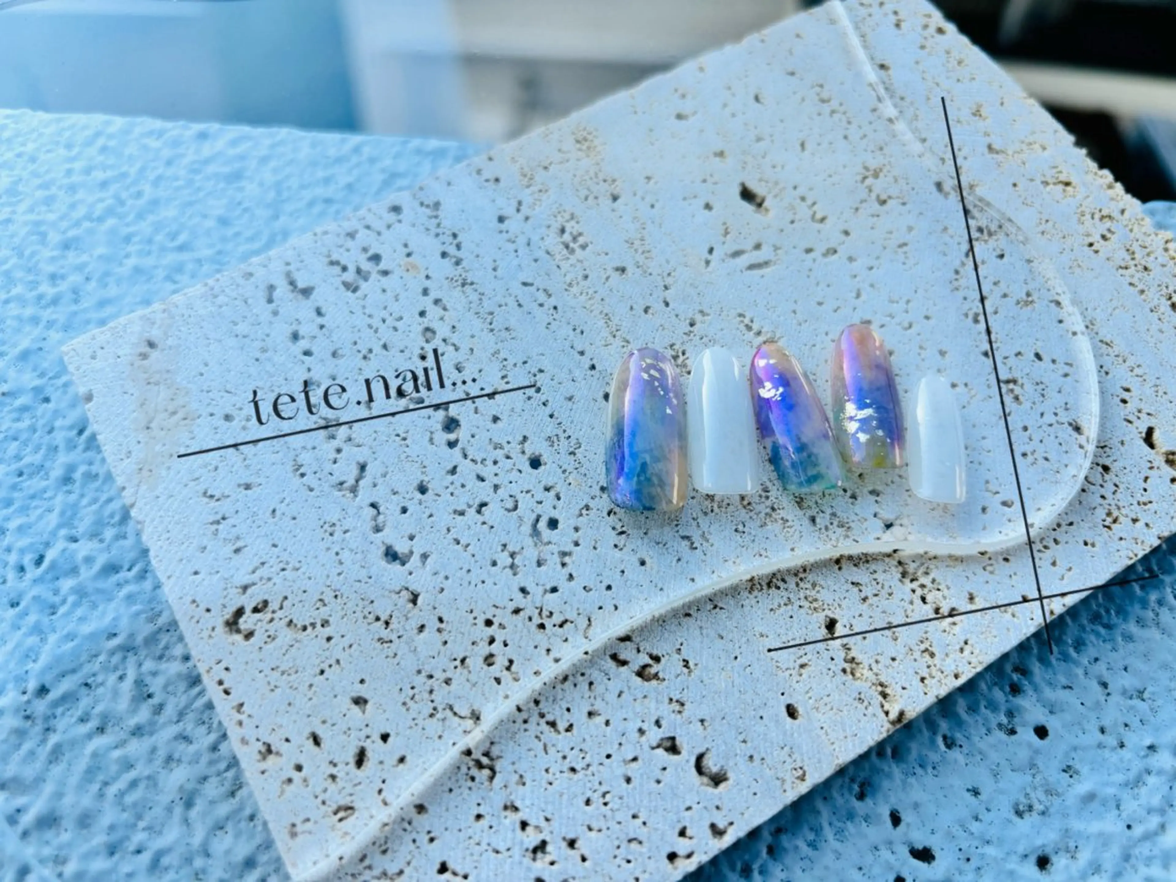 ショート ハンドネイル tete. nailのネイルデザイン
