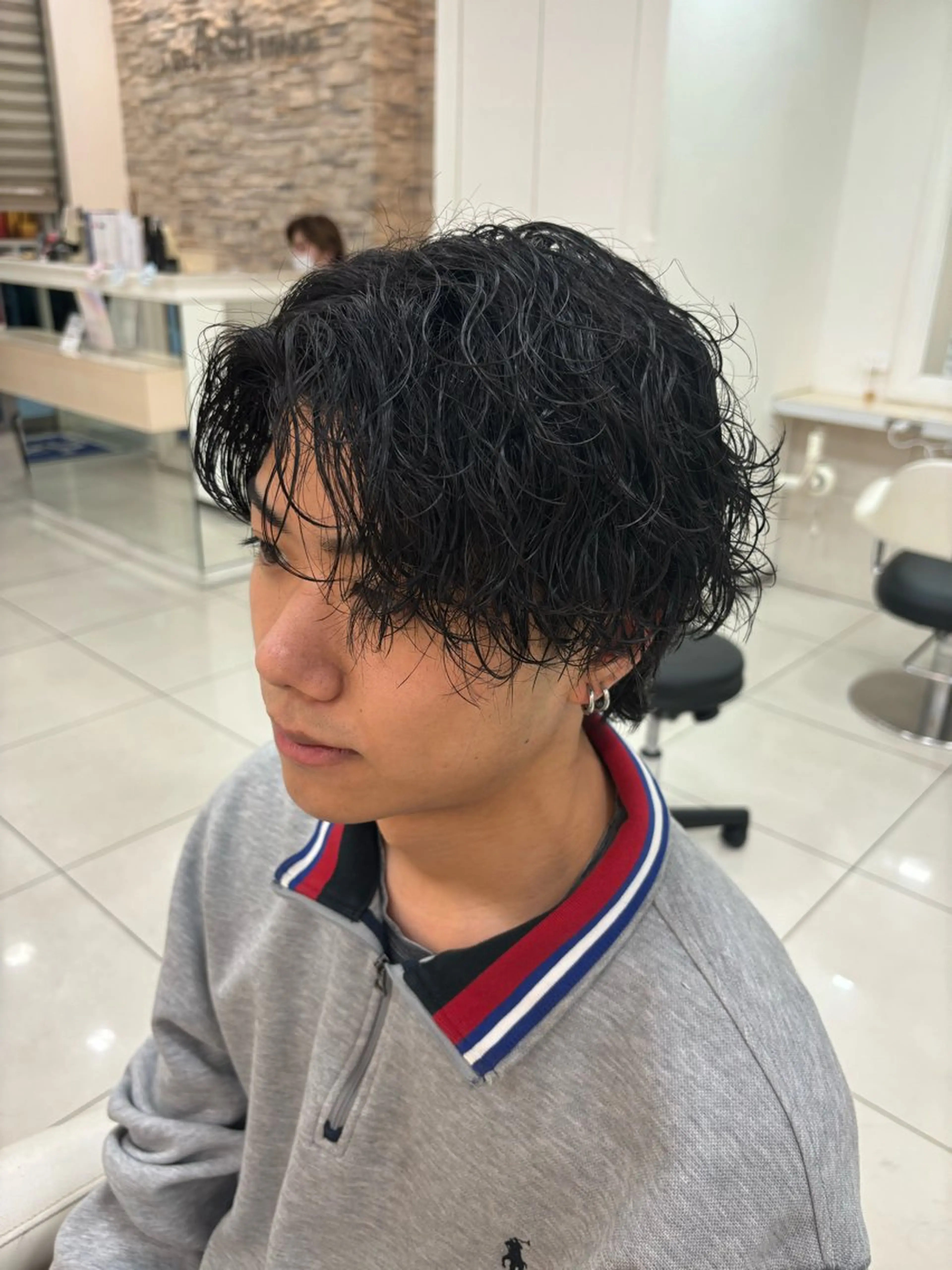 パーマ メンズ 🌨️Ash小岩 ハセベ🌨️のヘアスタイル