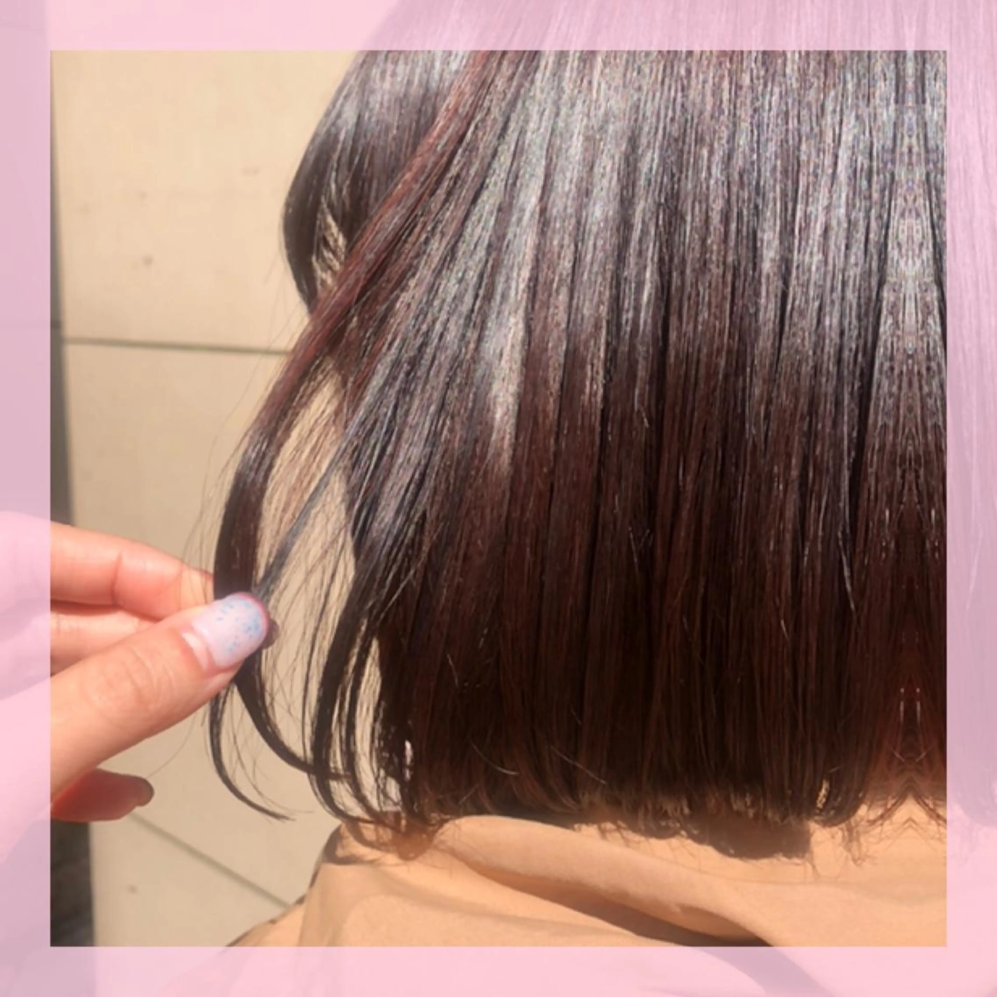 ショート カラー ブラウンカラー レッドカラー レッドブラウン カット ヘアカラー トリートメント plum.所属・🍒前川 🍒のヘアスタイル