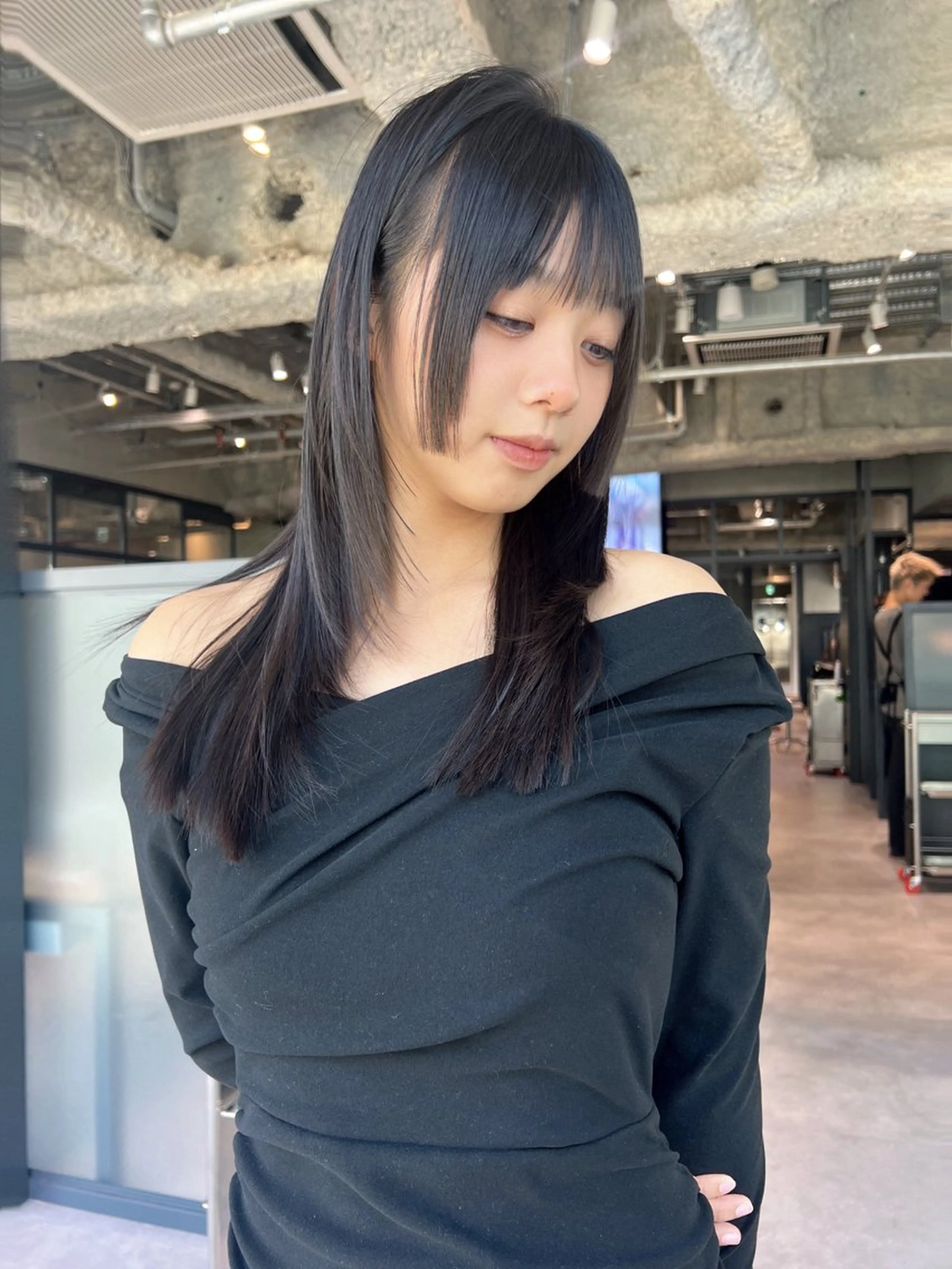 ロング 銀座/韓国/ワンホン 🤍艶髪🖤nahoのヘアスタイル