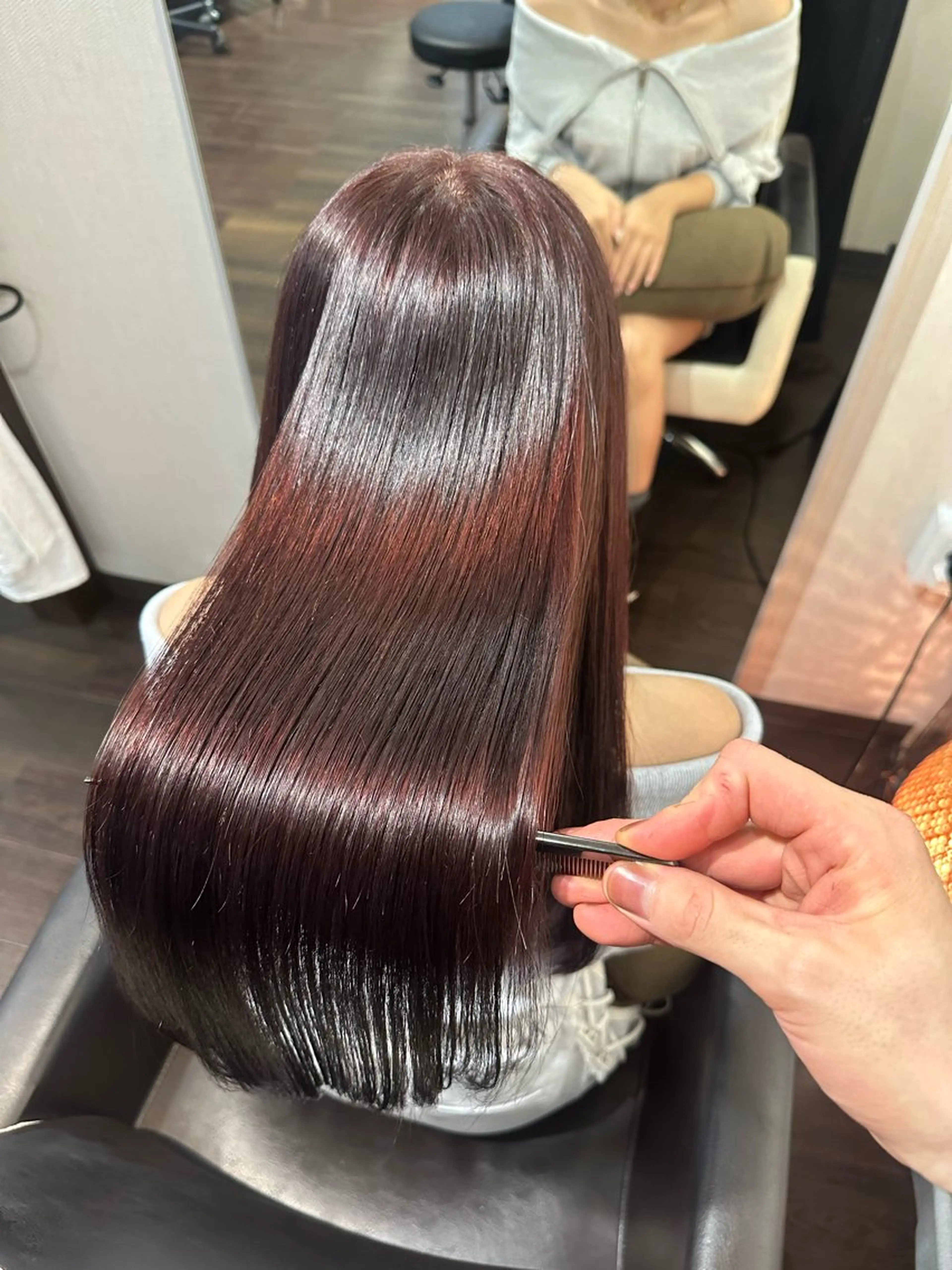ロング カラー カット ヘアカラー トリートメント ヘッドスパ youres hair 東口店所属・🌸ULTOWA🌸 髪質改善/縮毛/店長のヘアスタイル