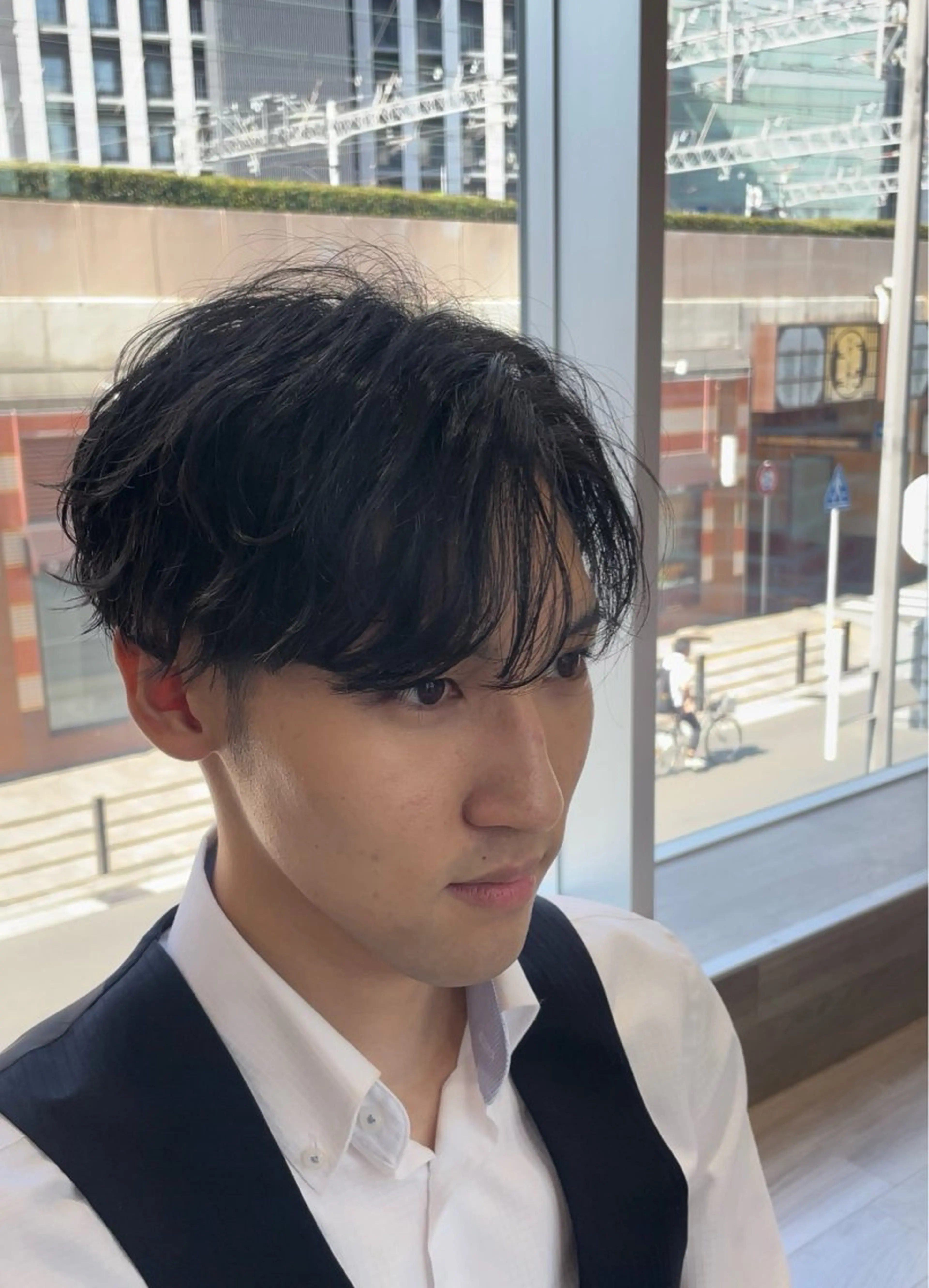 パーマ メンズ メンズパーマ ニュアンスパーマ カット パーマ ✨トレンド特化美容師 WILL上村　拳吾のヘアスタイル