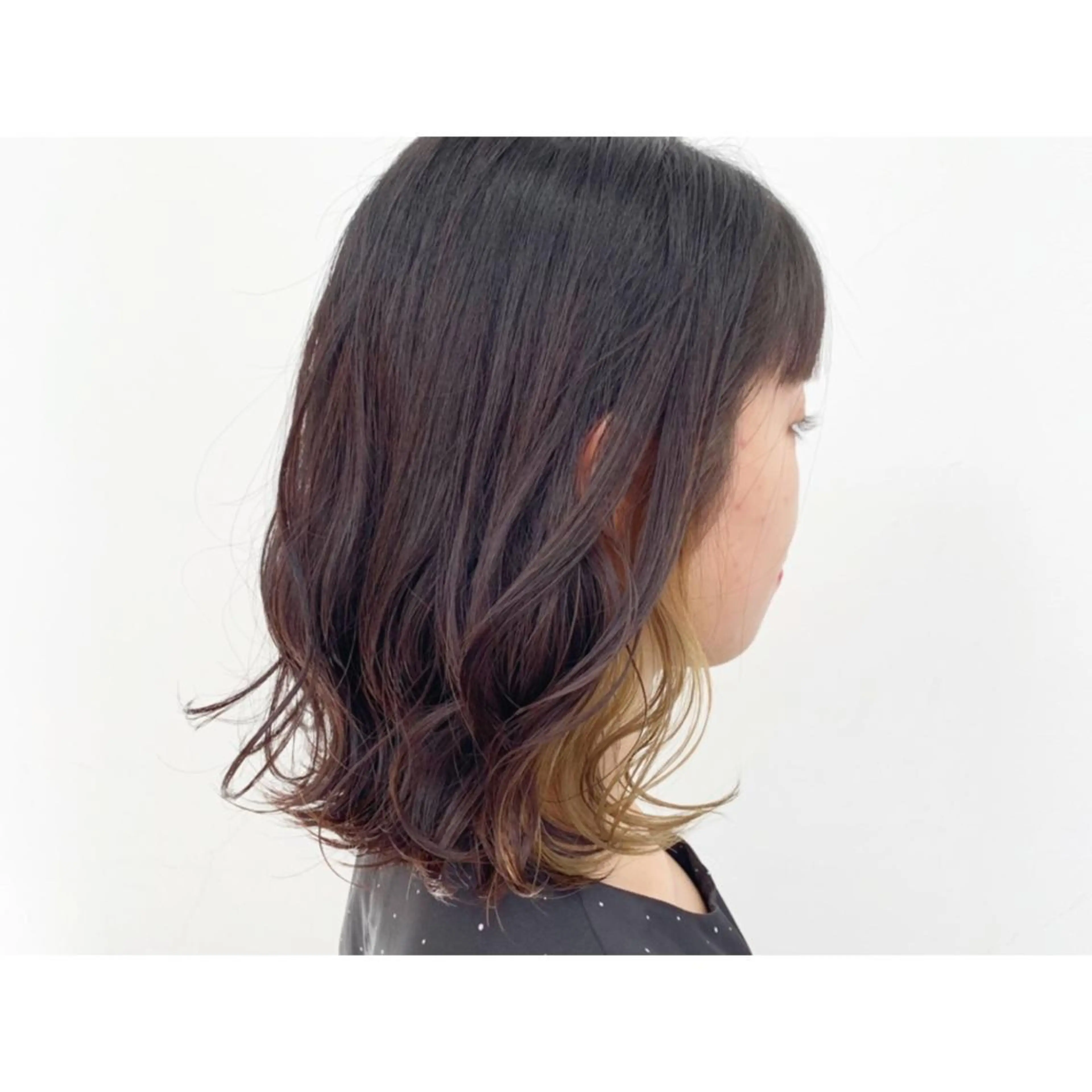 セミロング merci.所属・🌻あいり merci.🌻のヘアスタイル