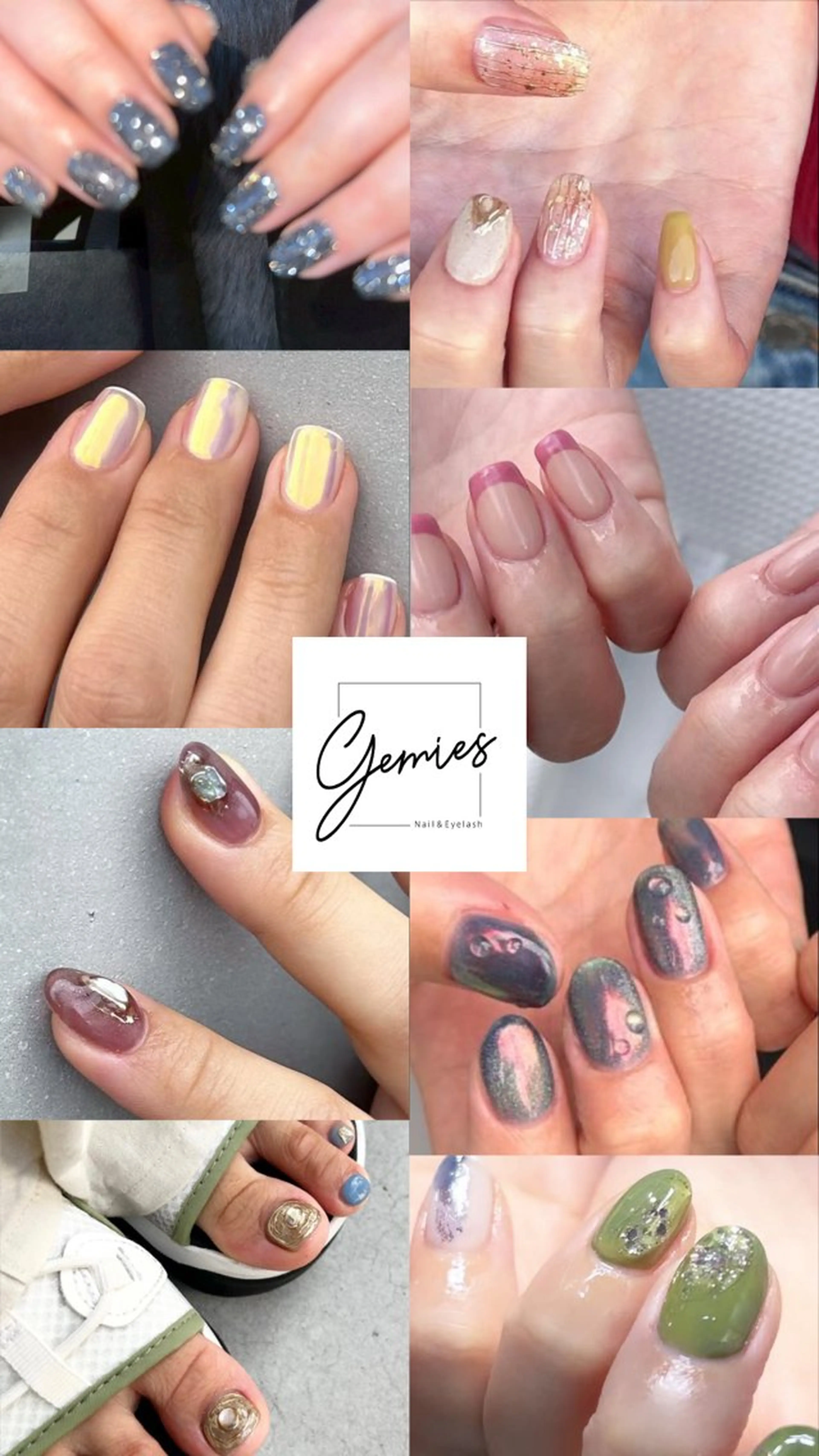 ネイル Gemies所属・Gemies_ RINA🫧のネイルデザイン