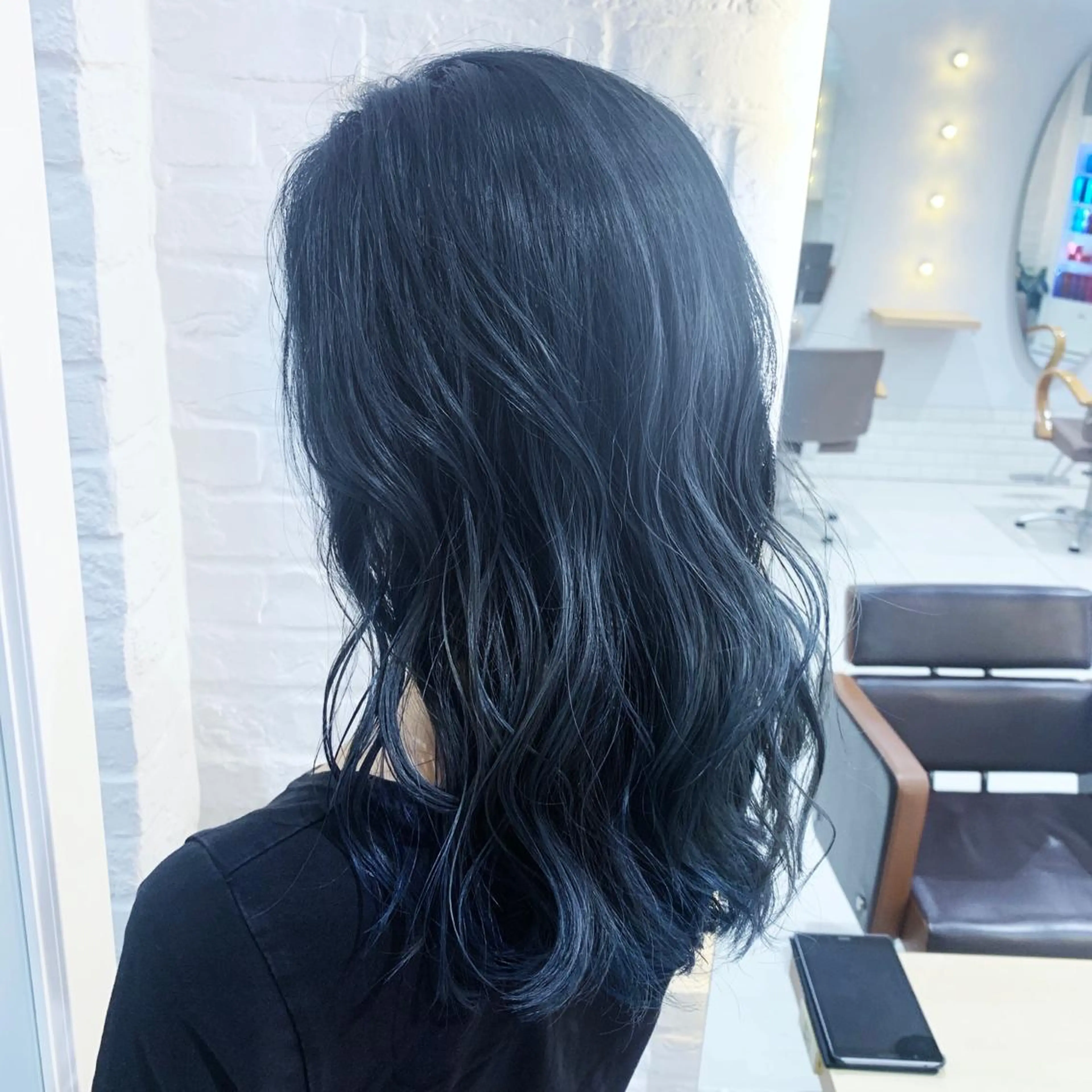 セミロング 最新韓国本場ヘア 🇰🇷榎本明日香のヘアスタイル