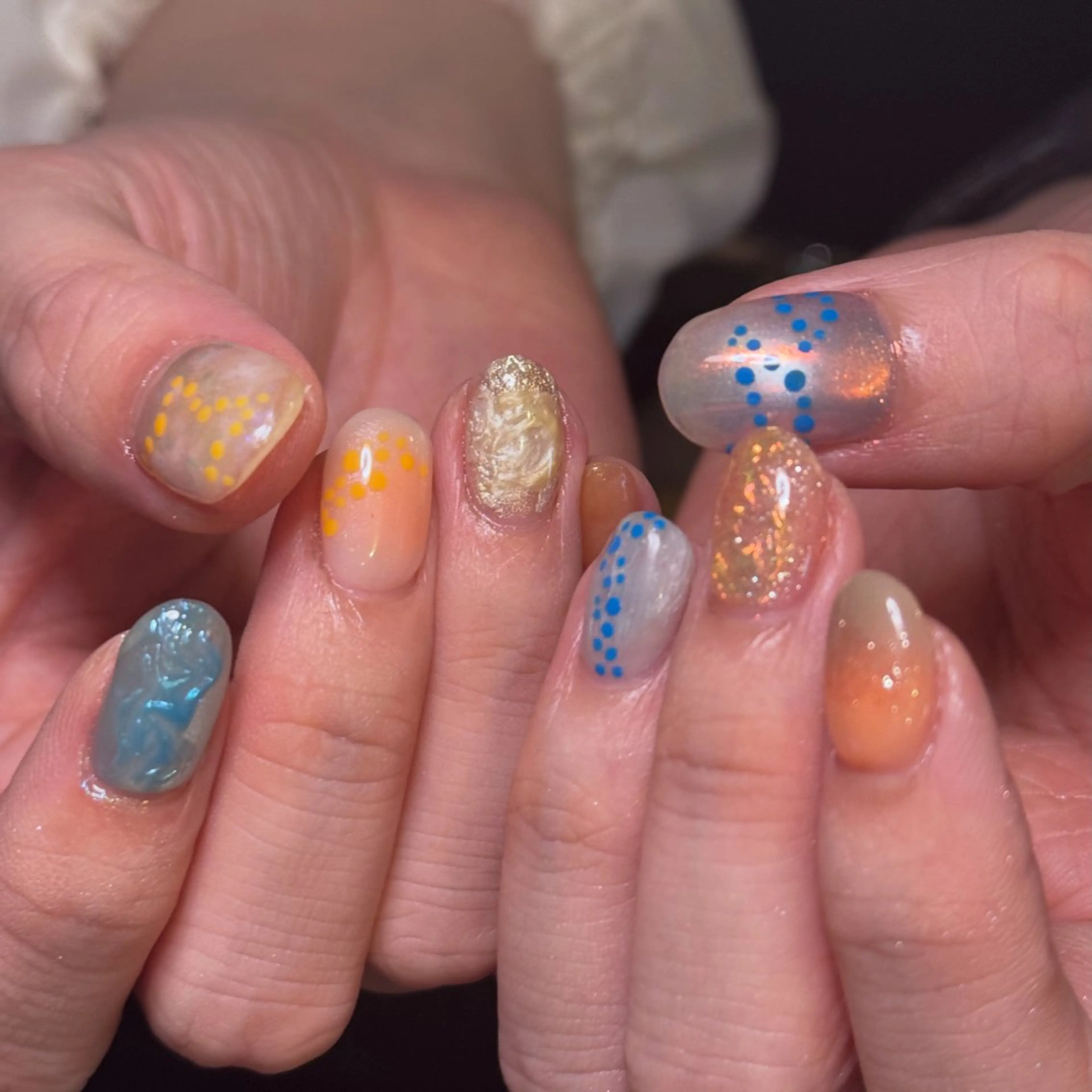 ネイル ハンドネイル nail salon supe_所属・supe_ 八幡🐺*❅·̩͙のネイルデザイン