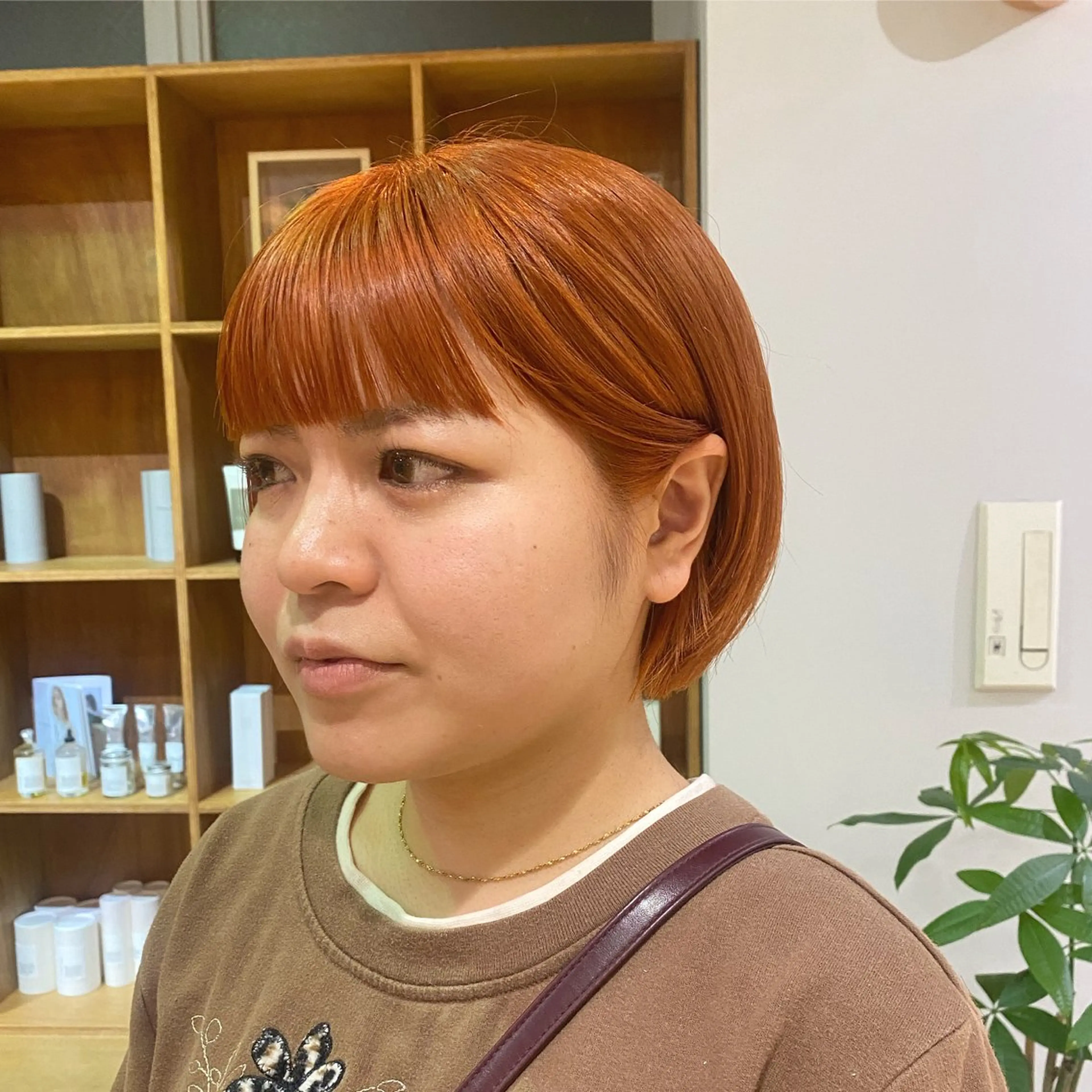 ショート ヘアカラー トリートメント なみまきパーマ/ボブ パーマ🌼杉田 萌恵のヘアスタイル