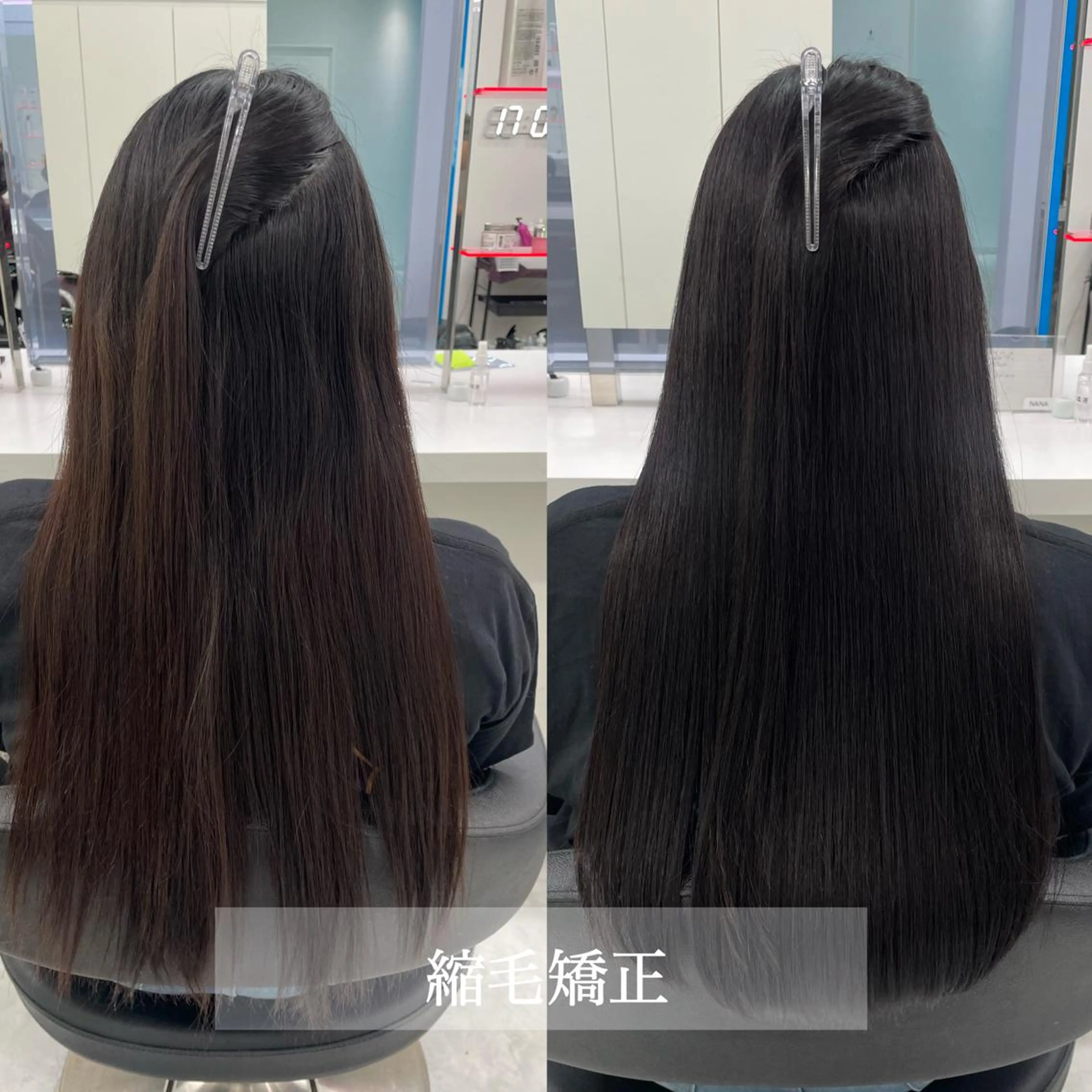 セミロング カラー パーマ ヘアアレンジ Ella所属・nana【艶髪】/ レイヤー/縮毛矯正のヘアスタイル