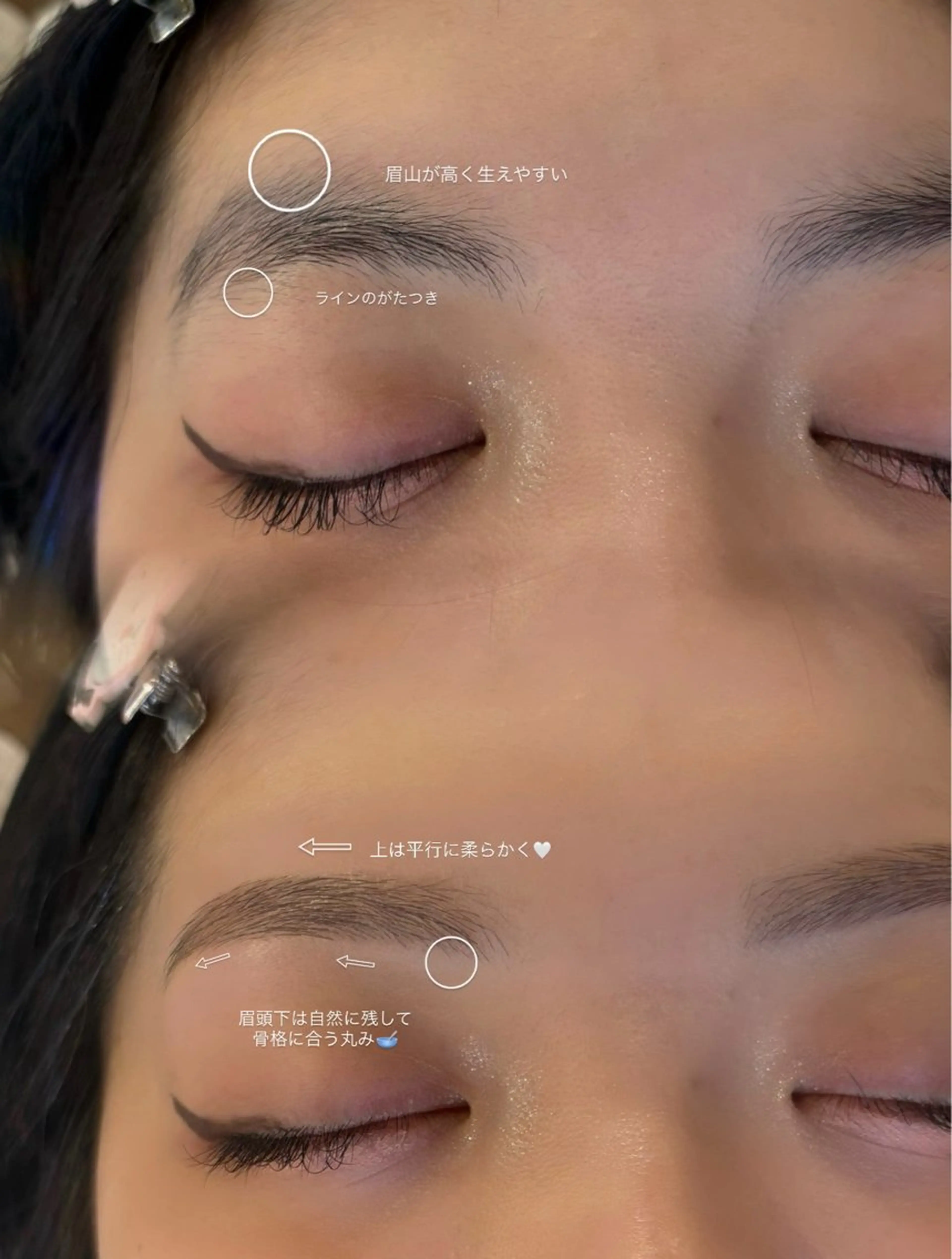 アイブロウ une fleur MOENOのマツエク・マツパデザイン