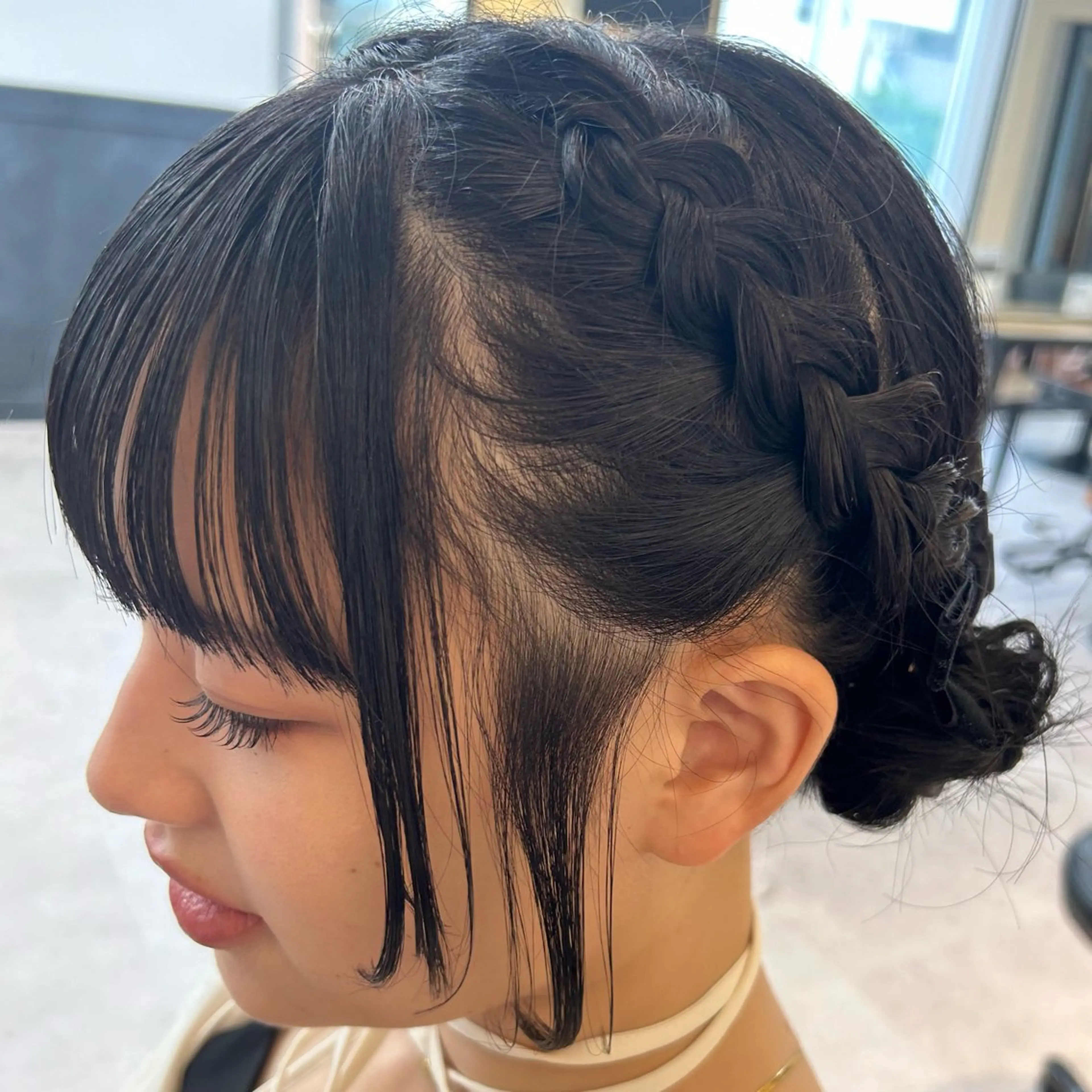 ミディアム ヘアアレンジ ヘアセット 🎀オタク美容師艶髪 カラーERINA🎀のヘアスタイル