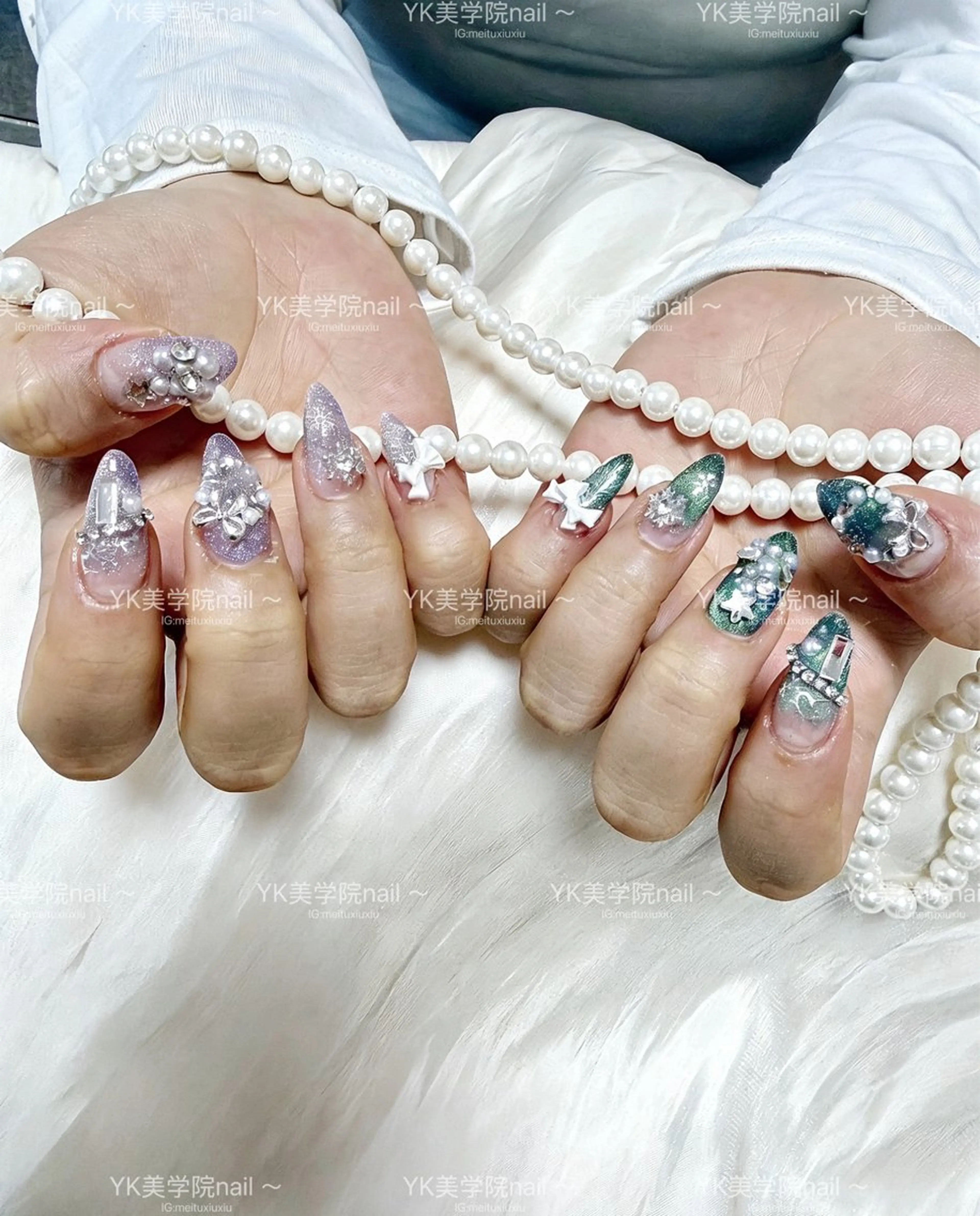 ネイル アートネイル チークネイル 長さ出し フラワーネイル フットネイル YK かなnail ~のネイルデザイン