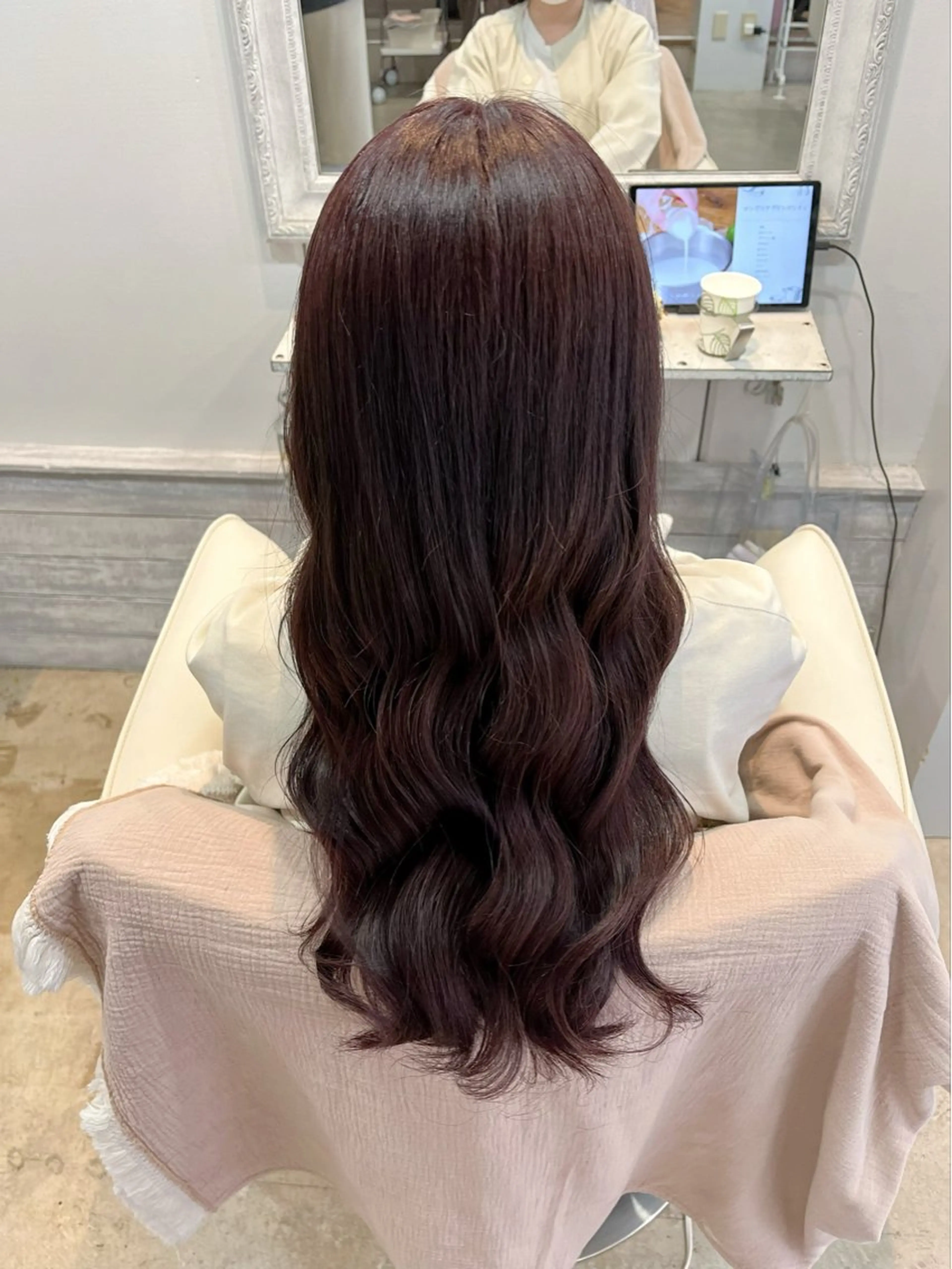 ロング カラー ヘアアレンジ ヘアカラー 赤羽Gardenia 🌸ayame🌸のヘアスタイル
