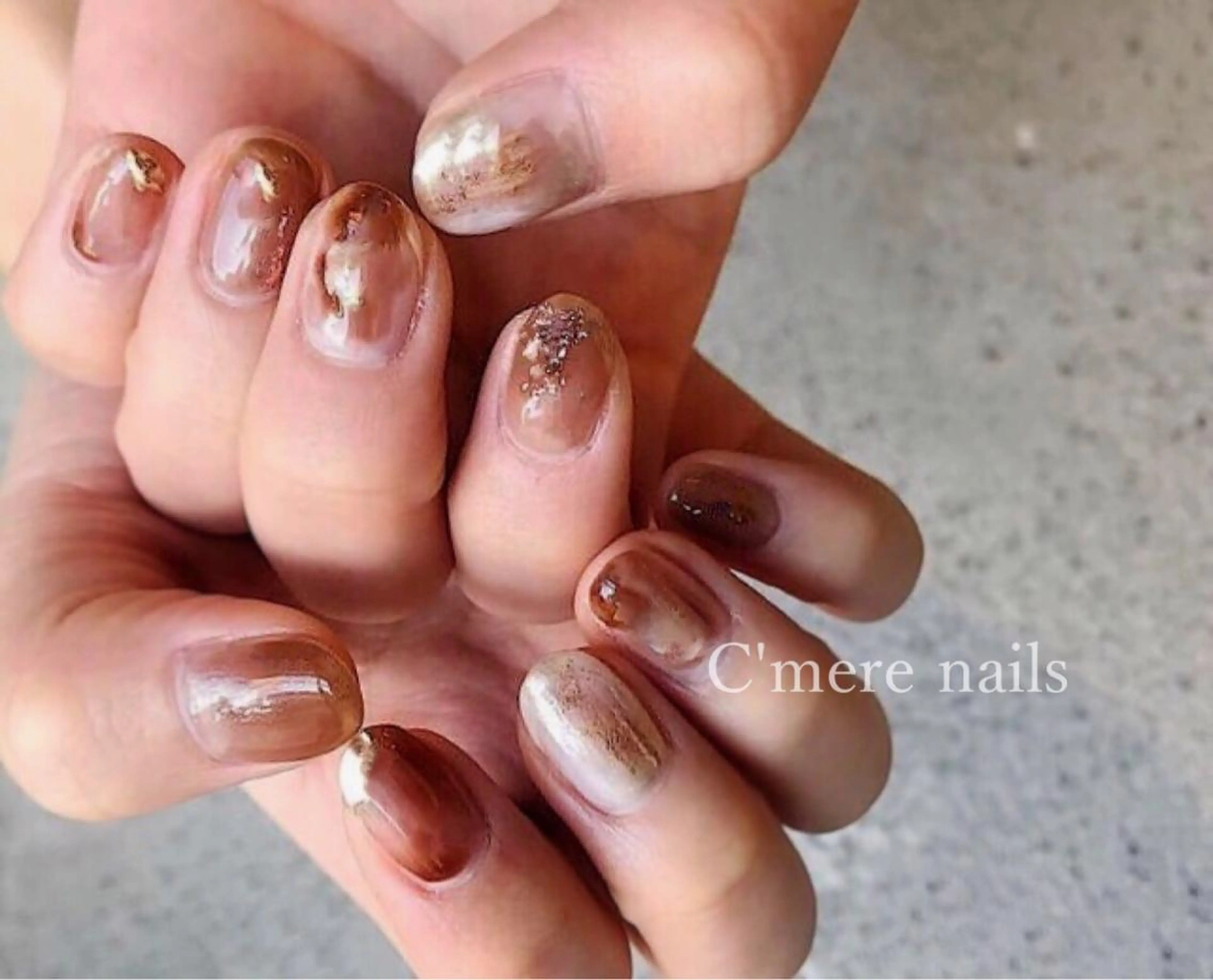 ネイル アートネイル ジェルネイル ニュアンスネイル ハンドネイル C'mere nailsのネイルデザイン