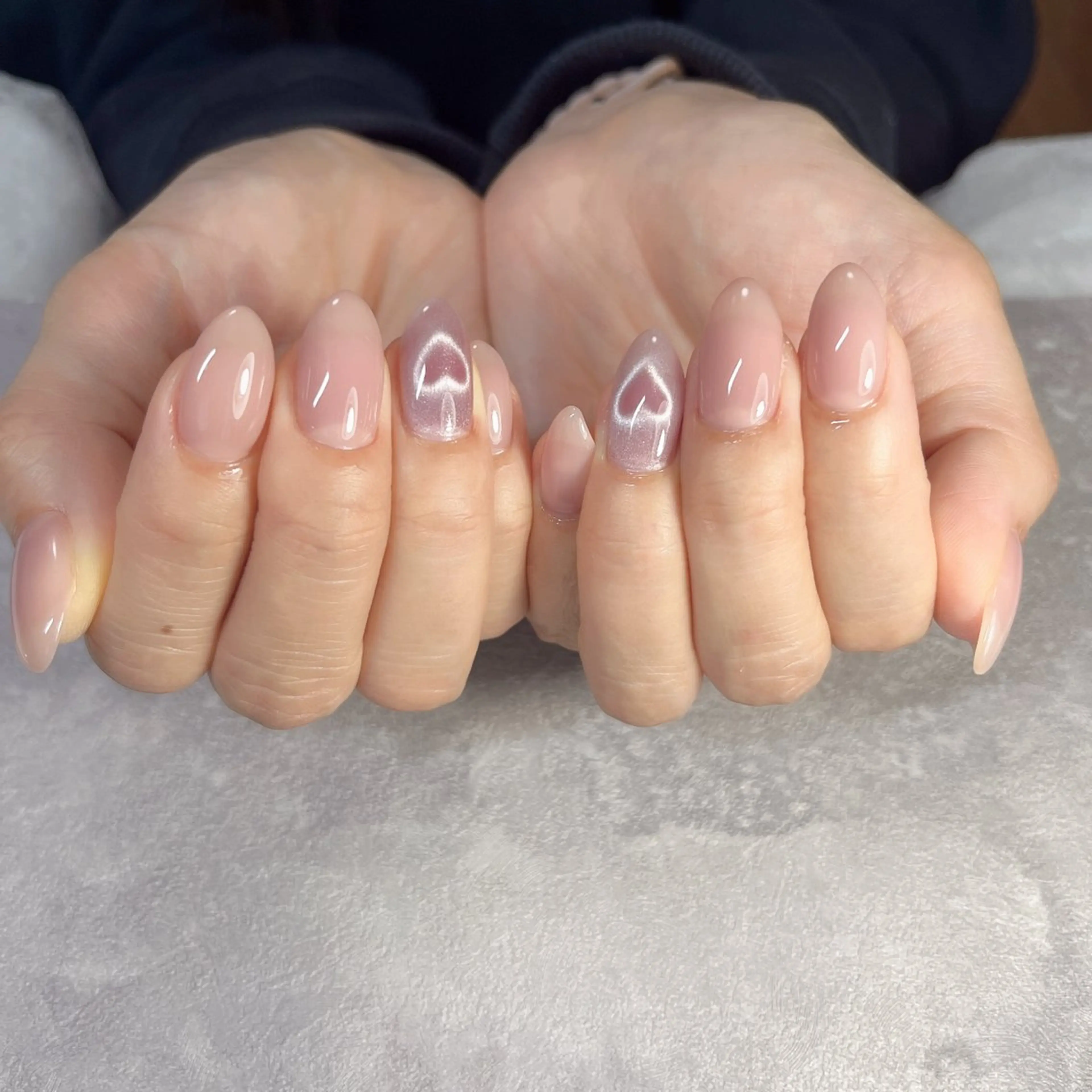 ネイル ハート マグネットネイル Room nailのネイルデザイン