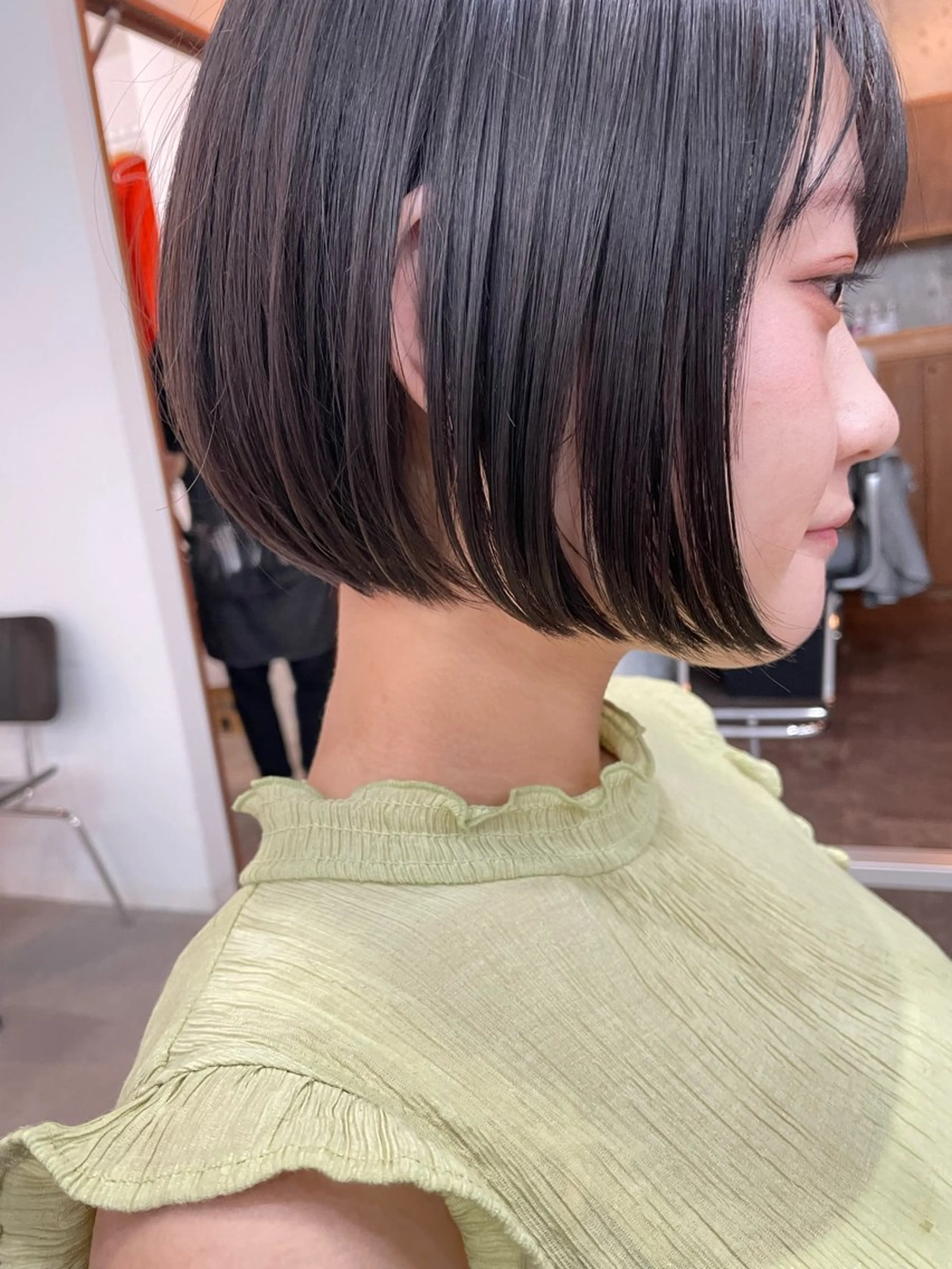 ショート ボブ 小顔カット カット トリートメント 表参道/ボブ/顔周り wadaのヘアスタイル