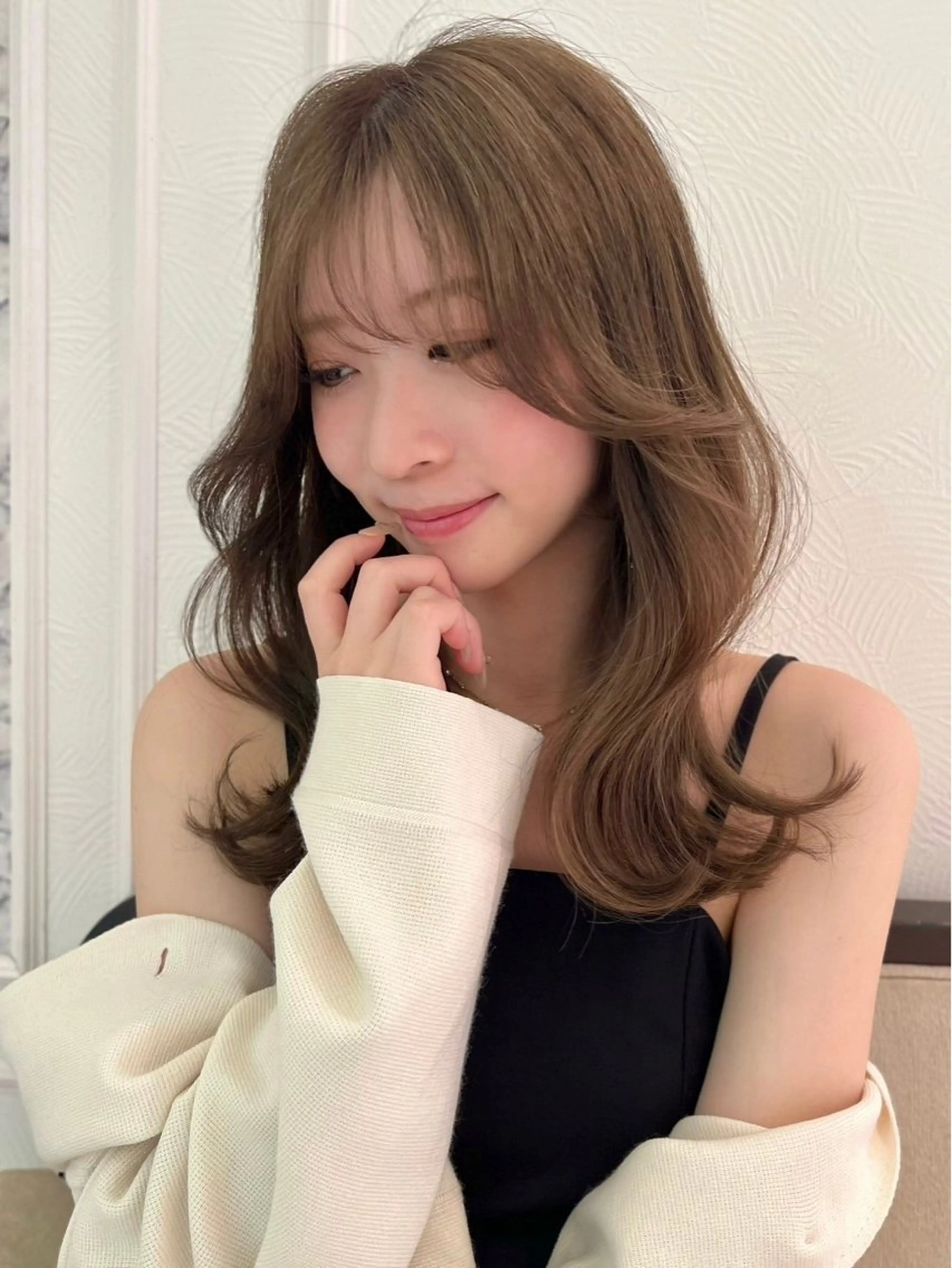 ロング カット ヘアカラー トリートメント ✵髪質改善 レイヤー 佐藤琉好✵のヘアスタイル