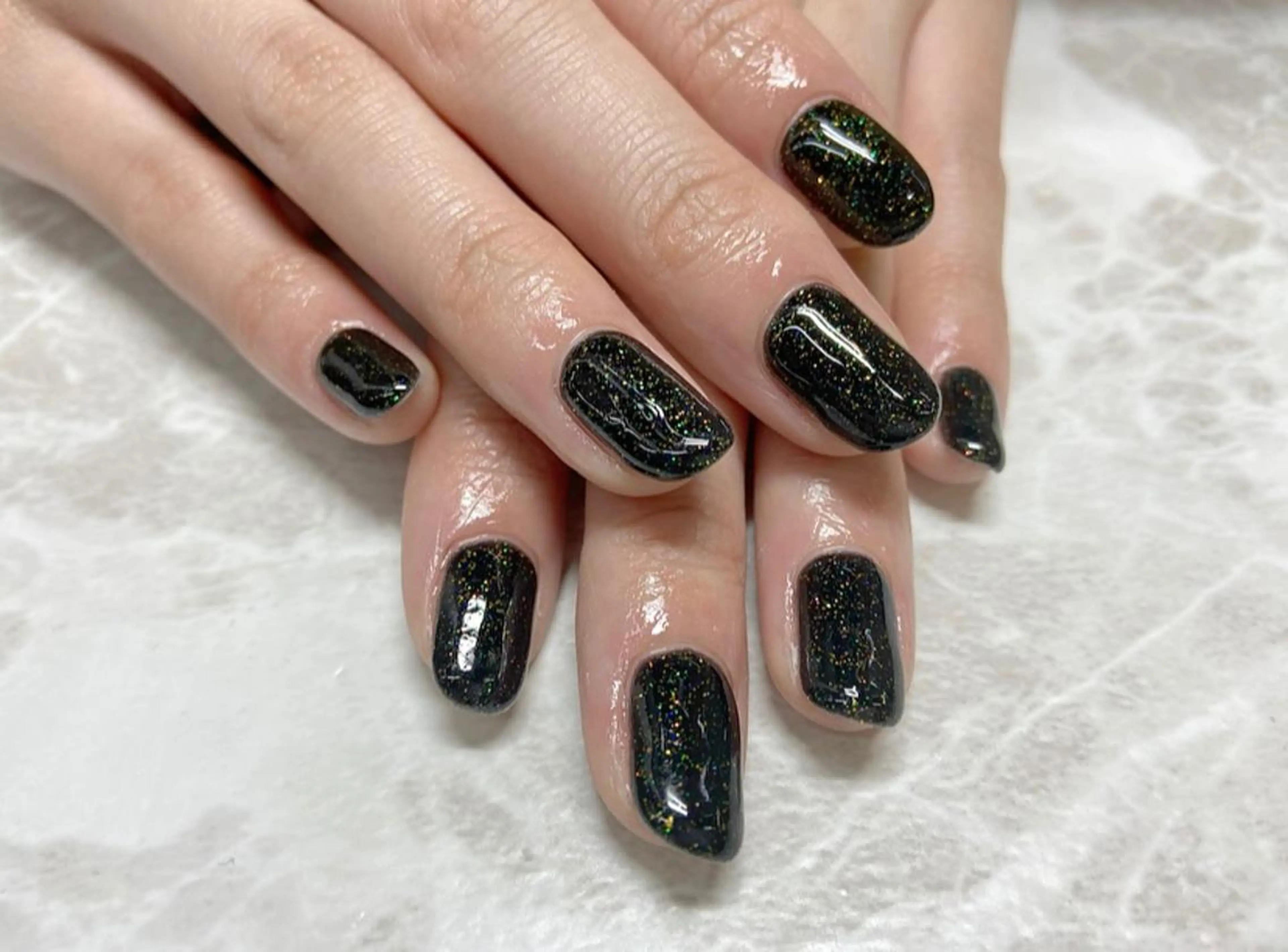 ネイル ジェルネイル ラメ(グリッター) 🧸熊谷 かほ🧸のネイルデザイン