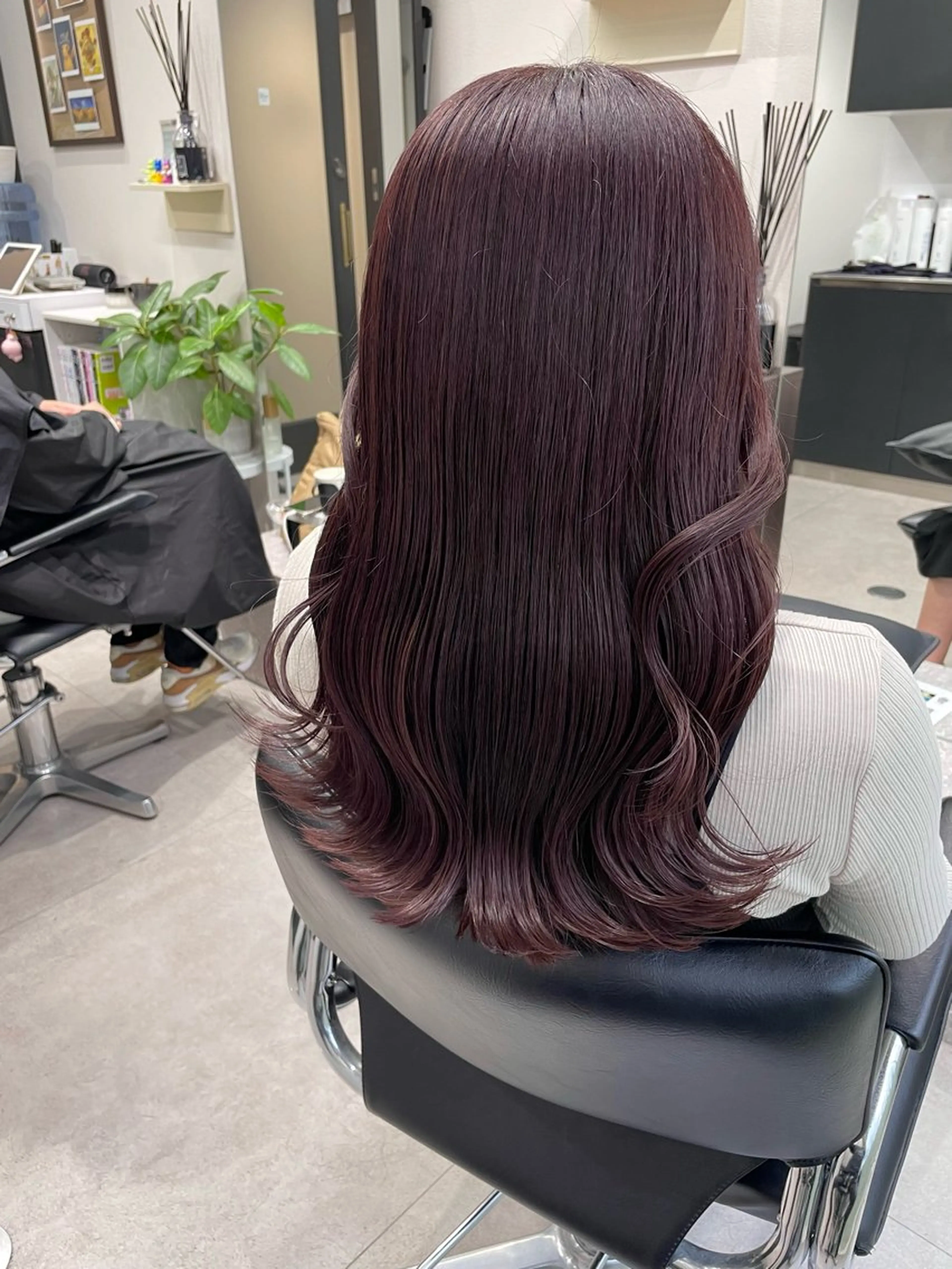 ロング カラー ヘアカラー 髪質改善will hairdesignのヘアスタイル