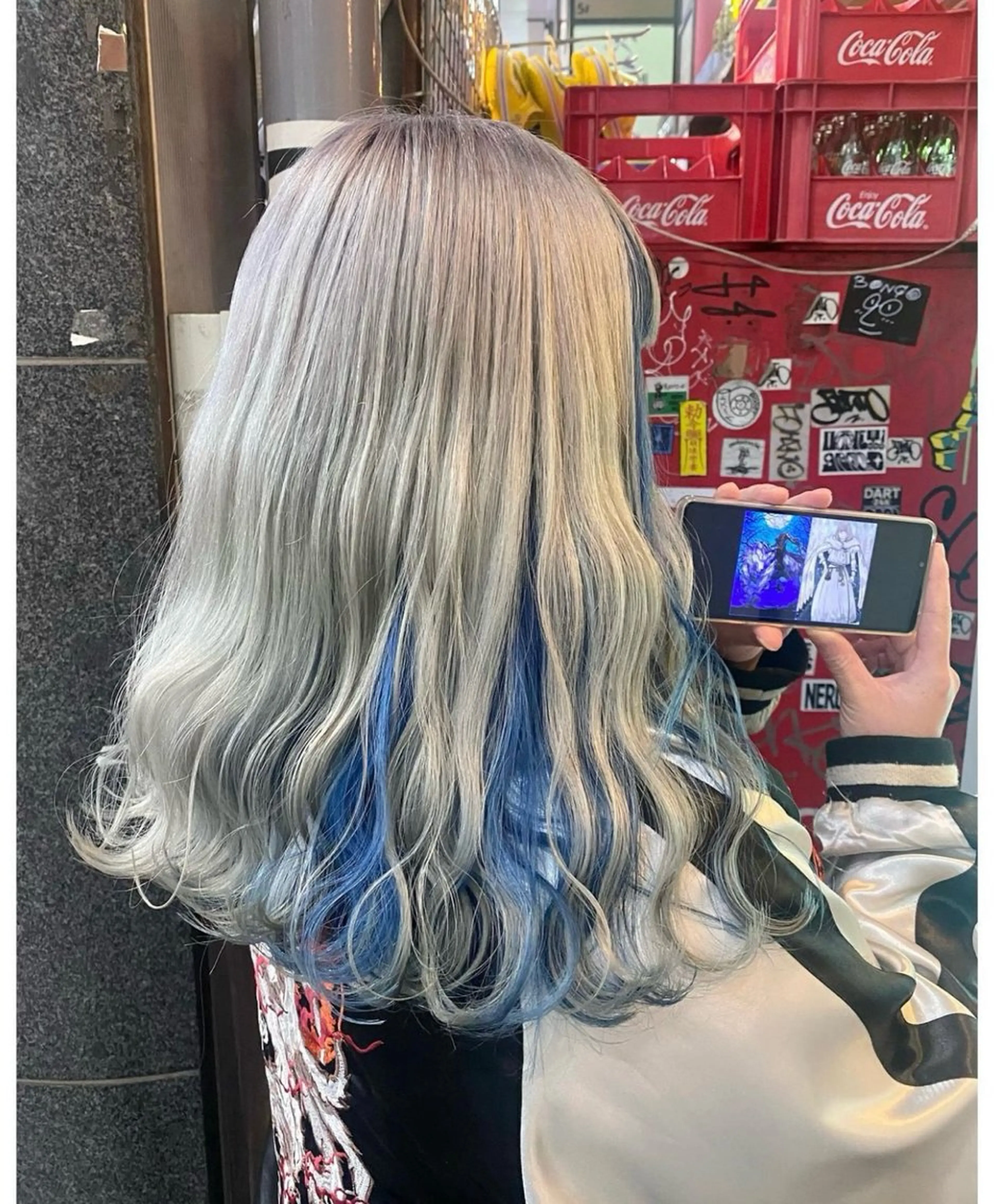 ミディアム カラー ヘアカラー GARU-ガル-所属・TSUNO🦖 派手髪/オタク美容師のヘアスタイル