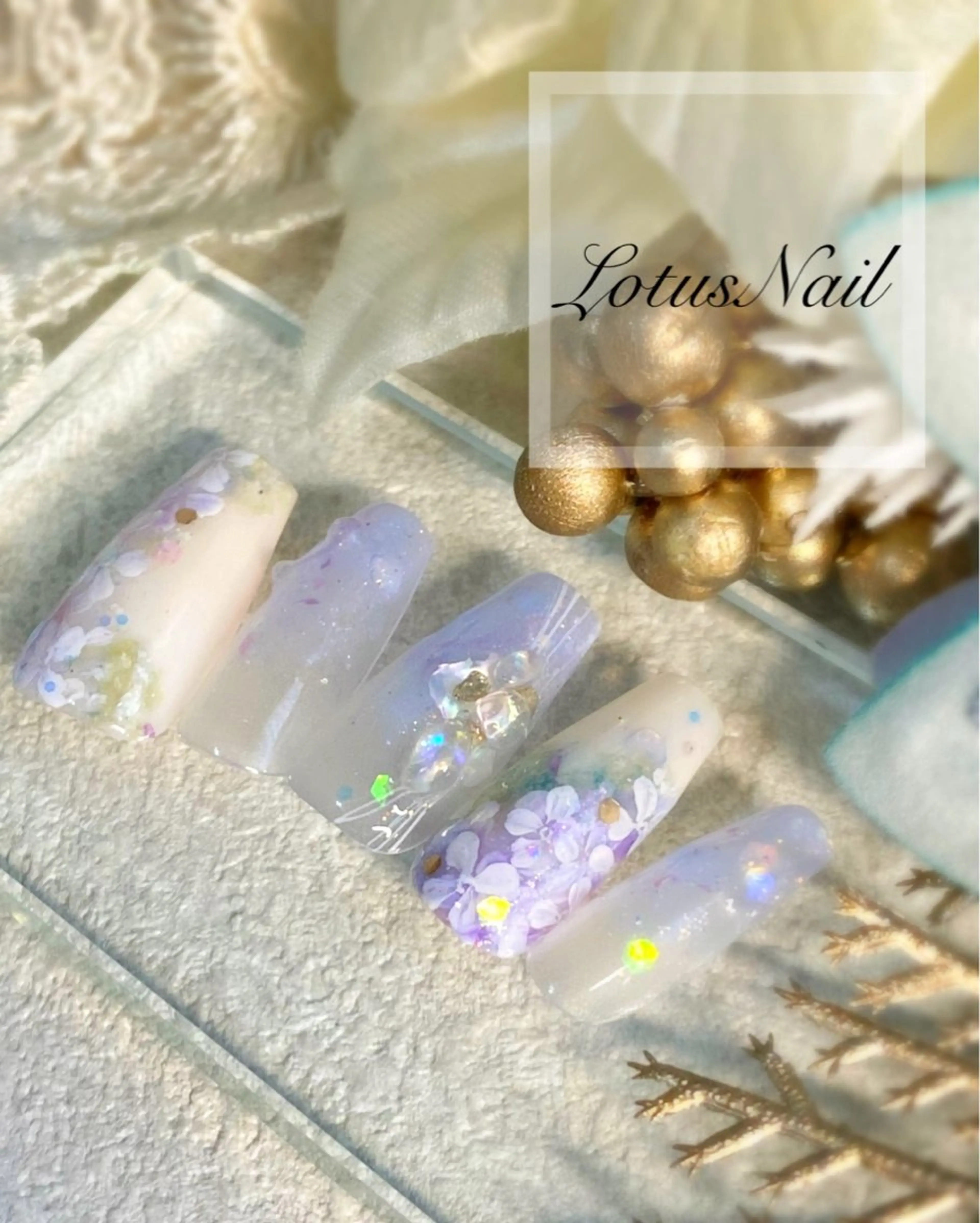 ネイル ハンドネイル Lotus Nailのネイルデザイン