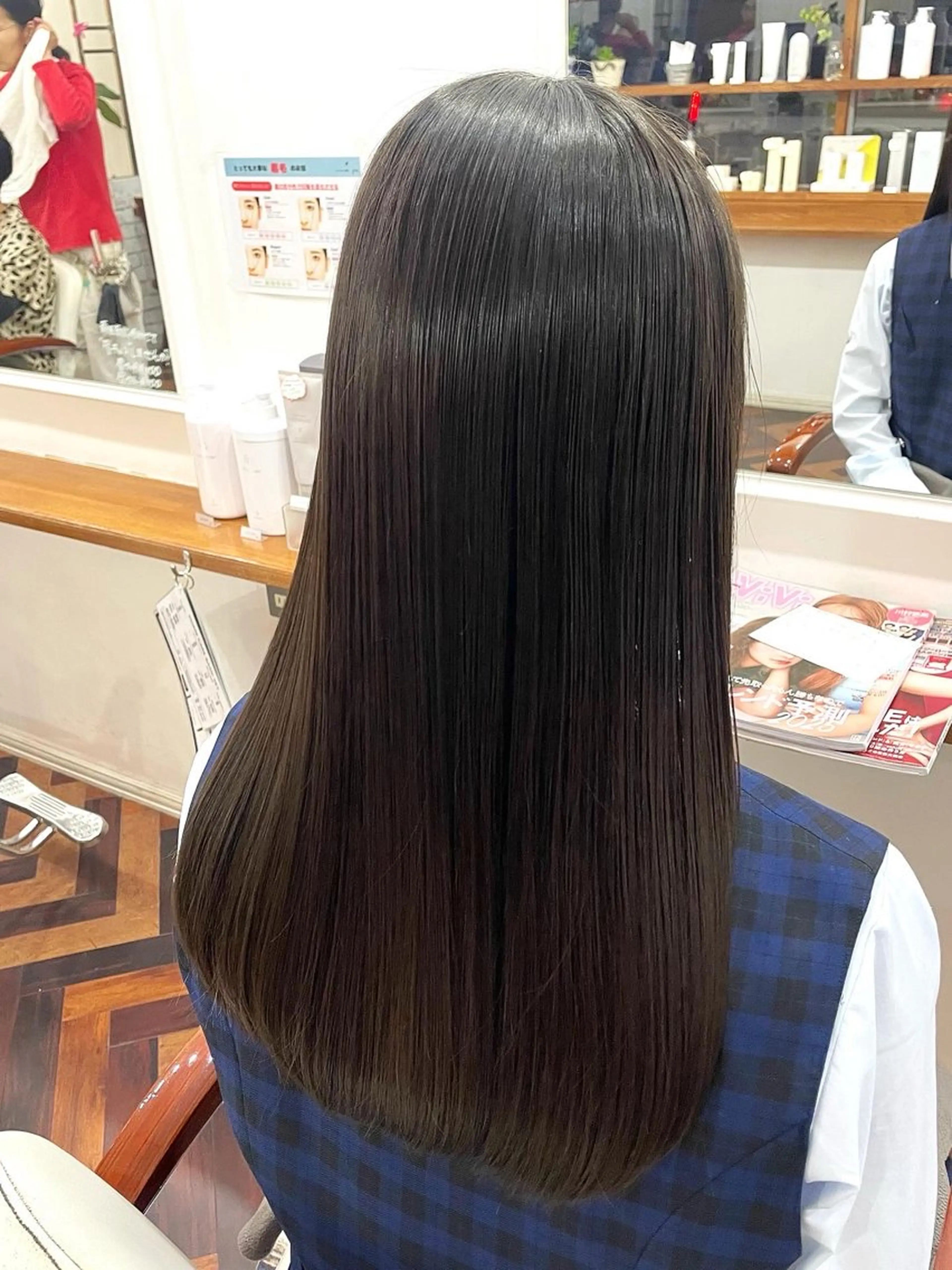 ロング ボブ 韓国風ヘア ロング トリートメント mopa所属・mopa_kaede /透明感カラー/艶髪のヘアスタイル