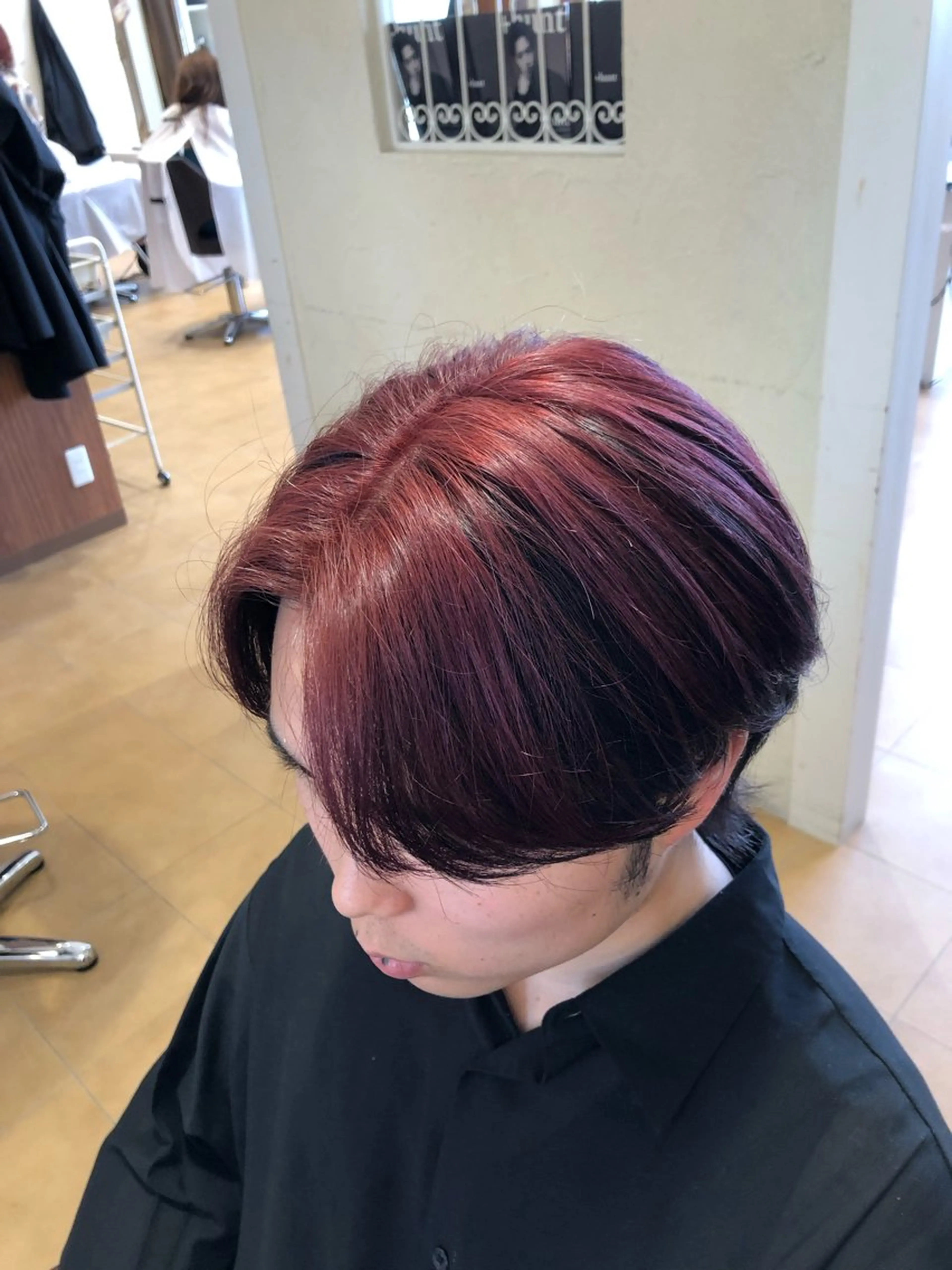 カラー ヘアカラー 今中 紗英のヘアスタイル