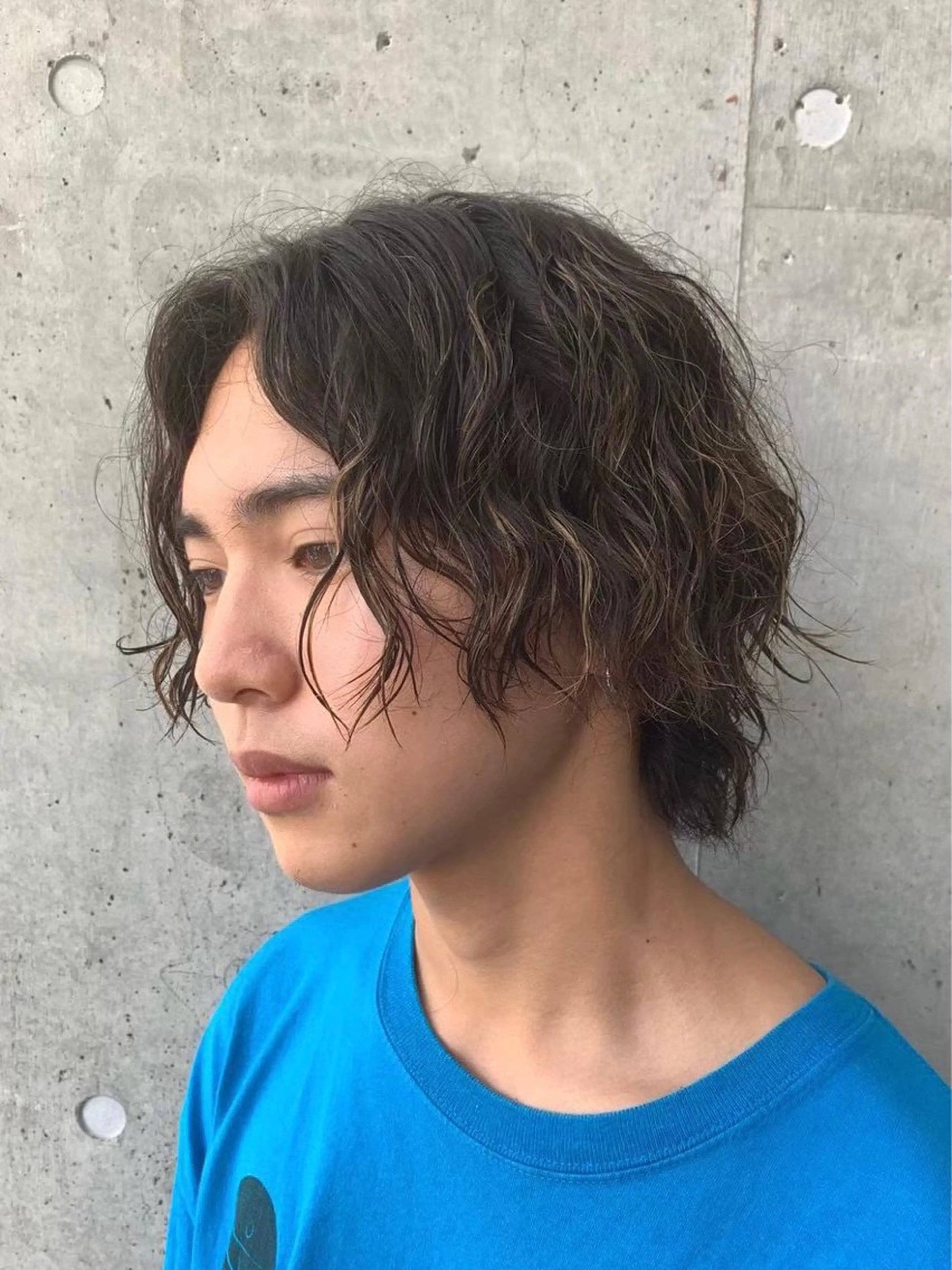 パーマ メンズ 🫧モテパーマ/ツヤ 縮毛/AI🫧のヘアスタイル