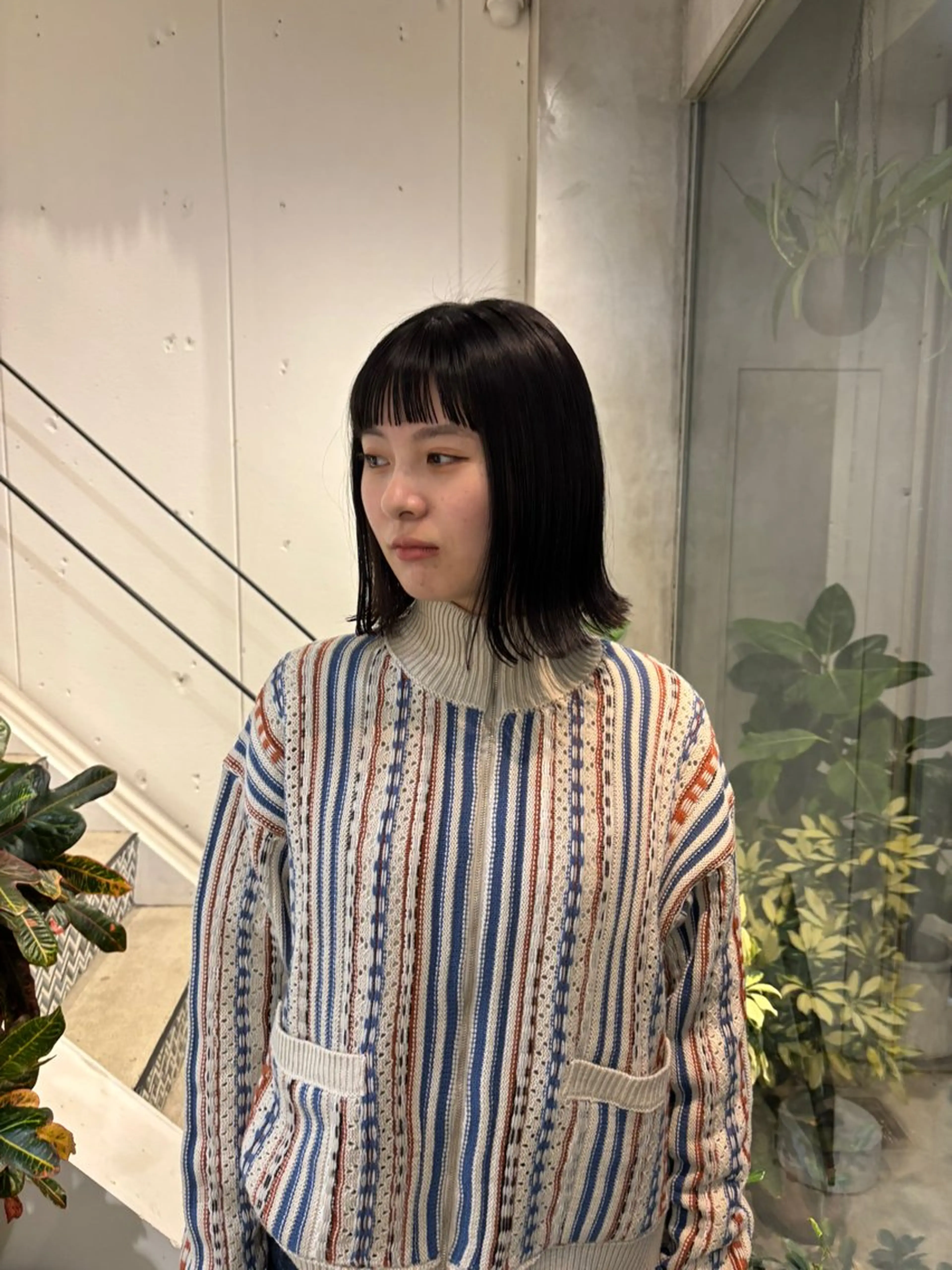 ショート ボブ 外ハネヘア リナ/名古屋/大須 カットモデルのヘアスタイル