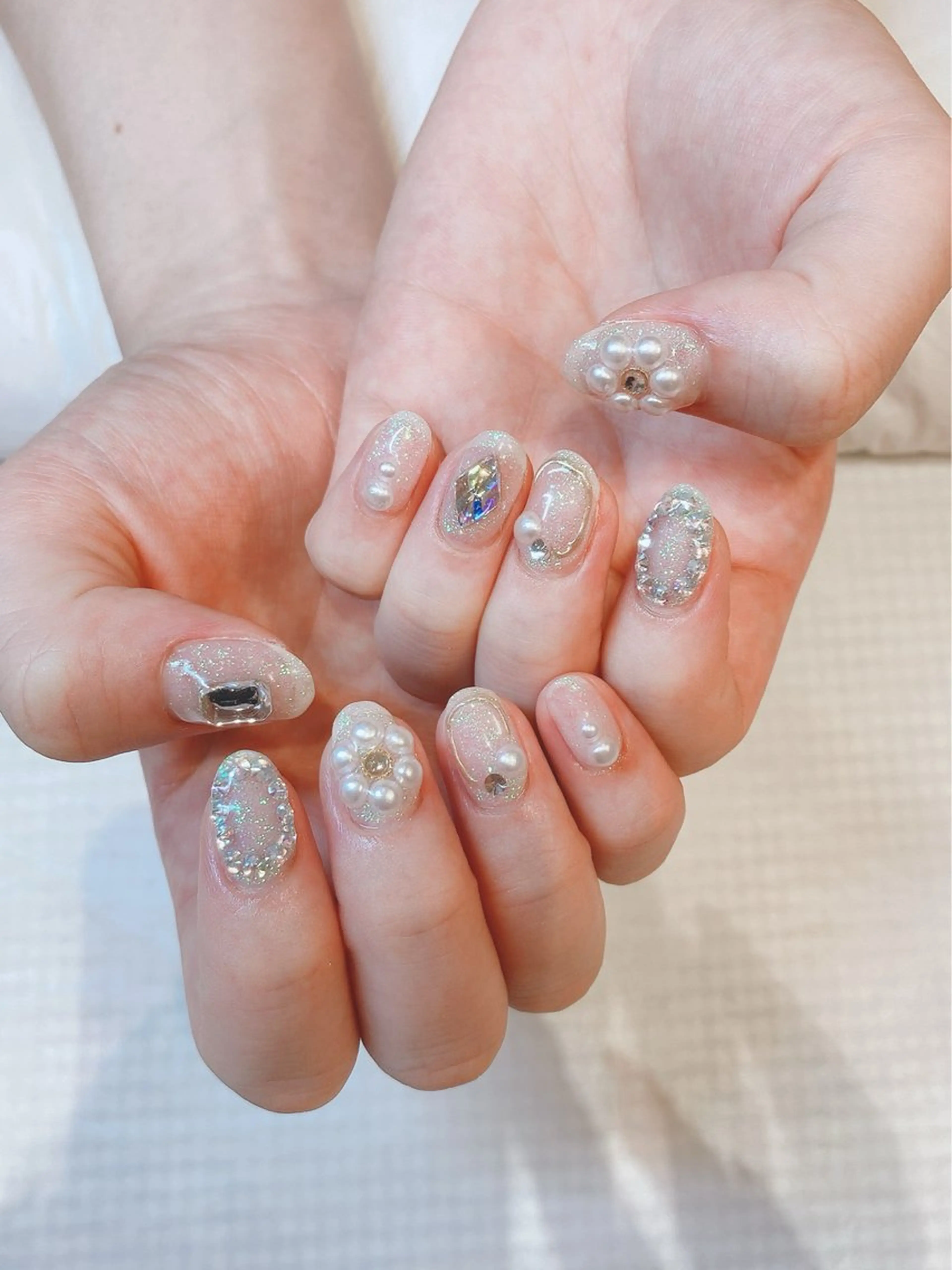 ネイル アートネイル キラキラネイル Naru Kelinailのネイルデザイン