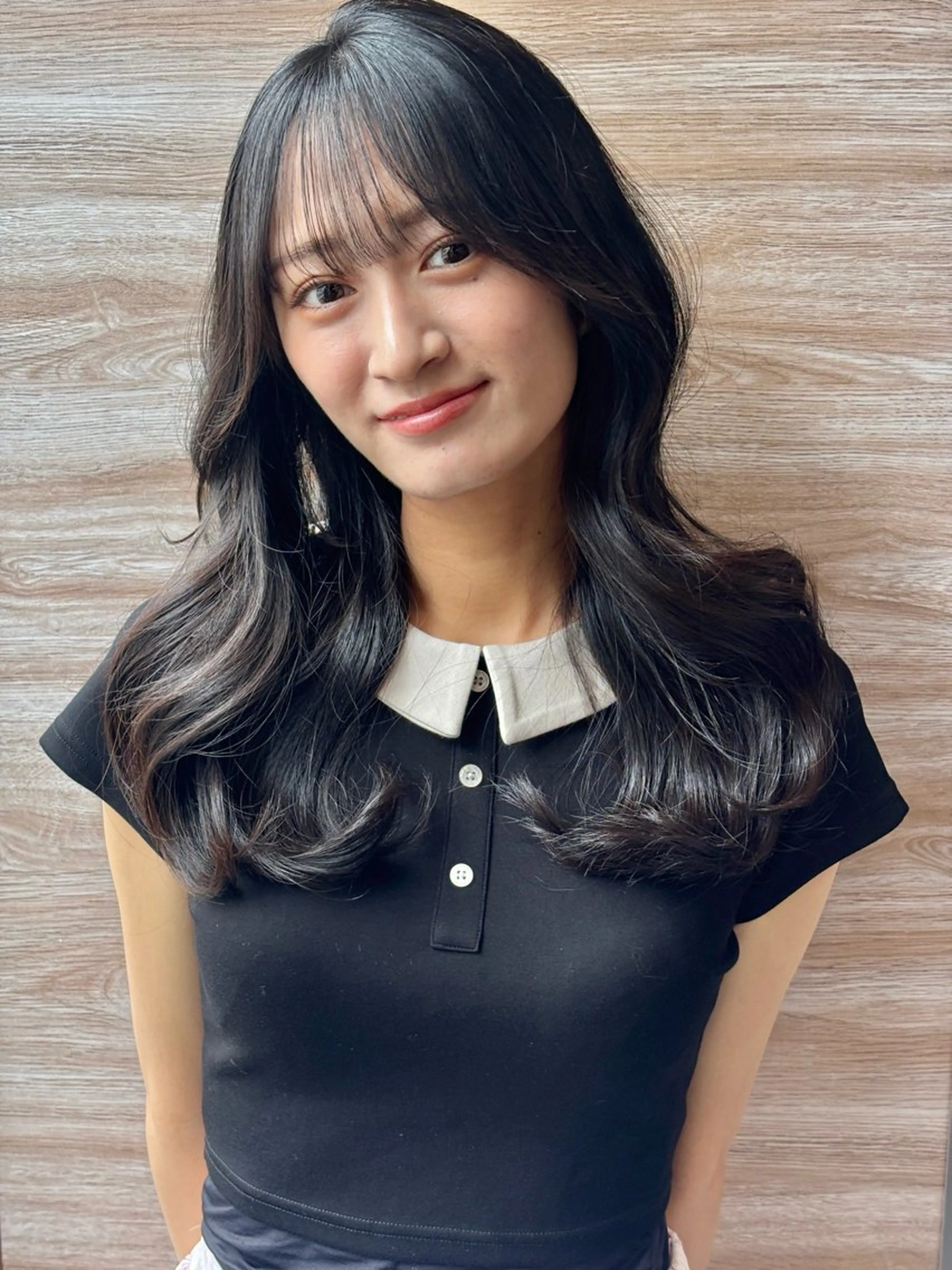ロング ヘアカラー トリートメント 🫧Hazuki🫧 透明感カラー/縮毛のヘアスタイル