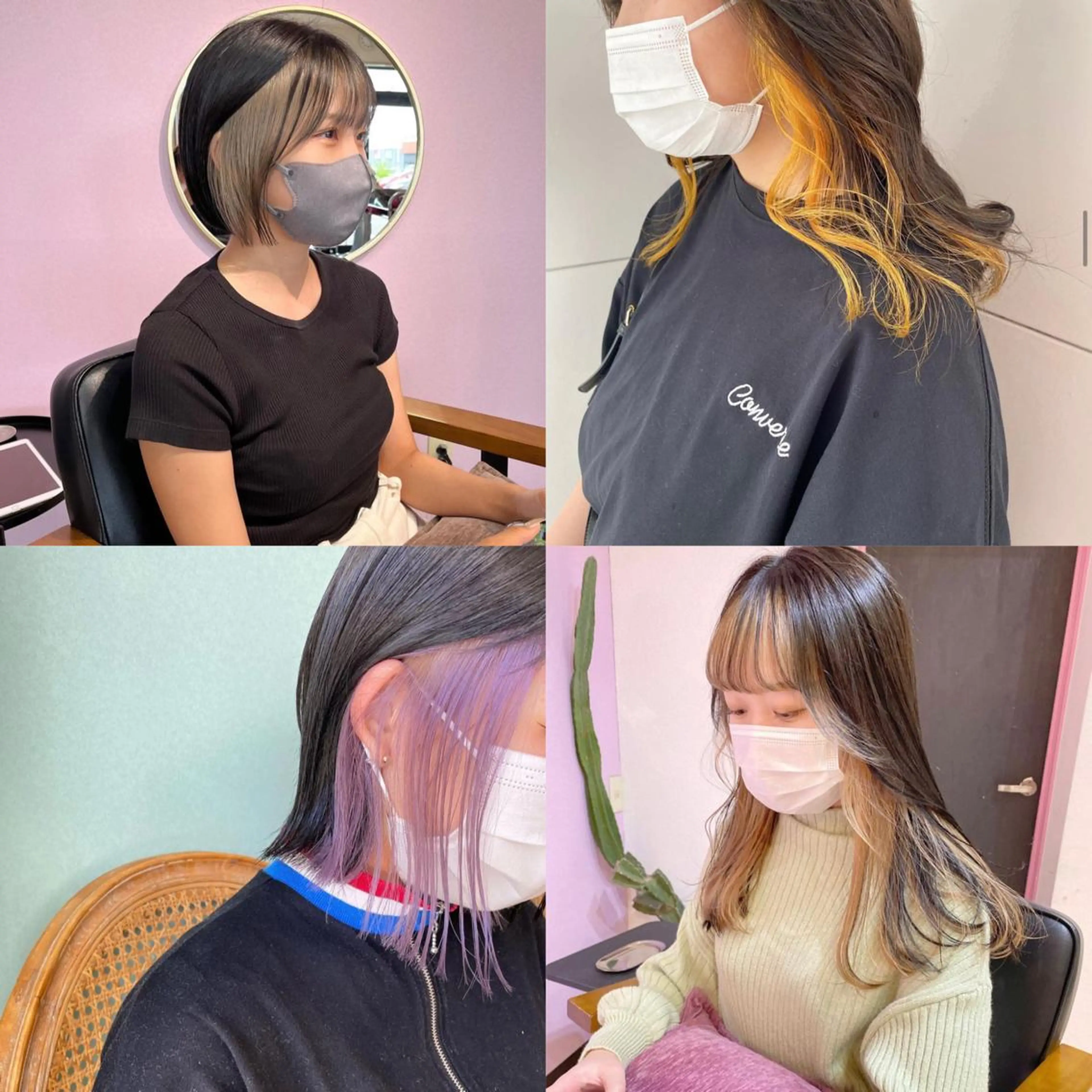 カラー インナーカラー カット ヘアカラー トリートメント MATTY yoshika 🐻のヘアスタイル
