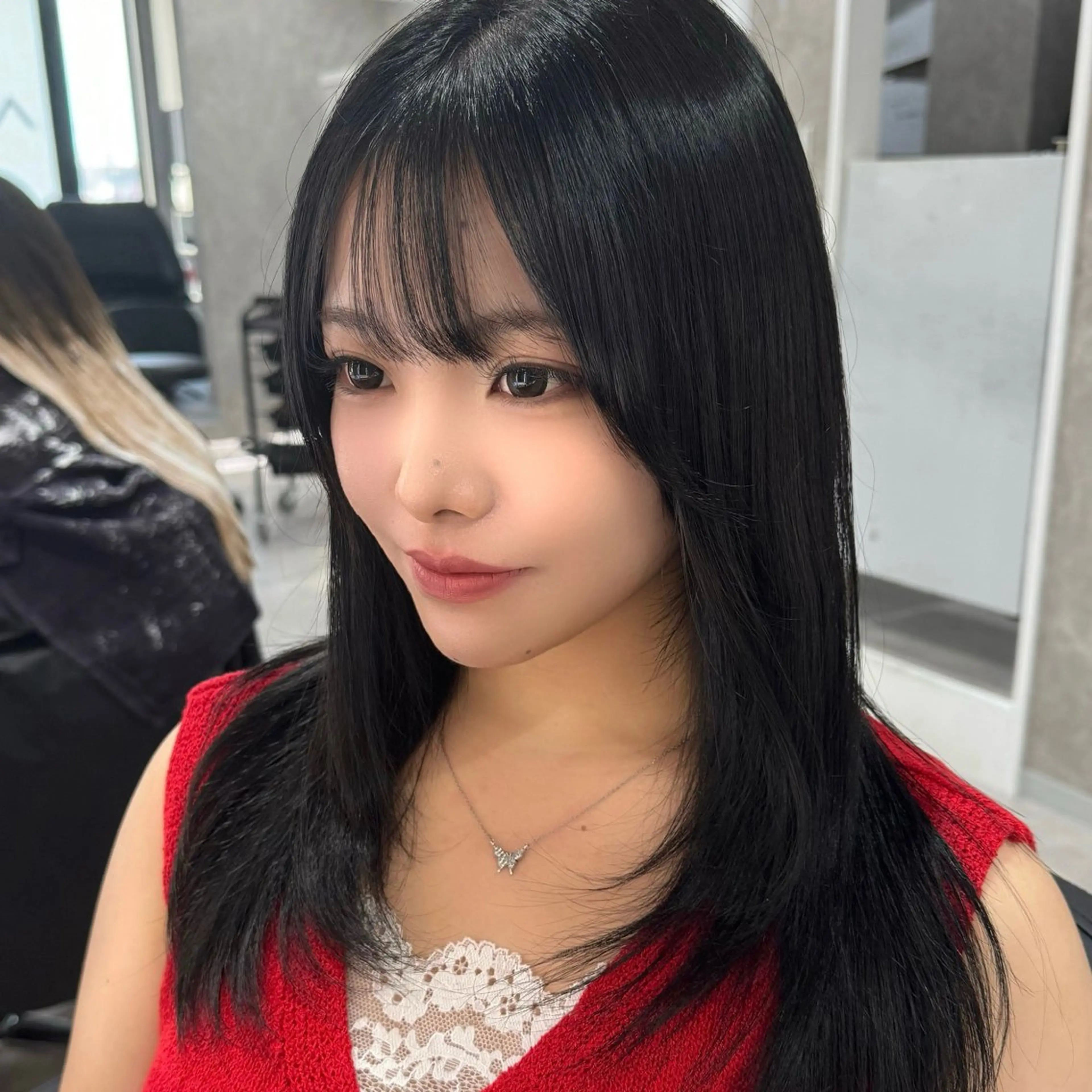 ロング カラー ヘアアレンジ カット ヘアカラー トリートメント 最新艶髪トレンド￤ ヘア￤miyu🐒♡のヘアスタイル