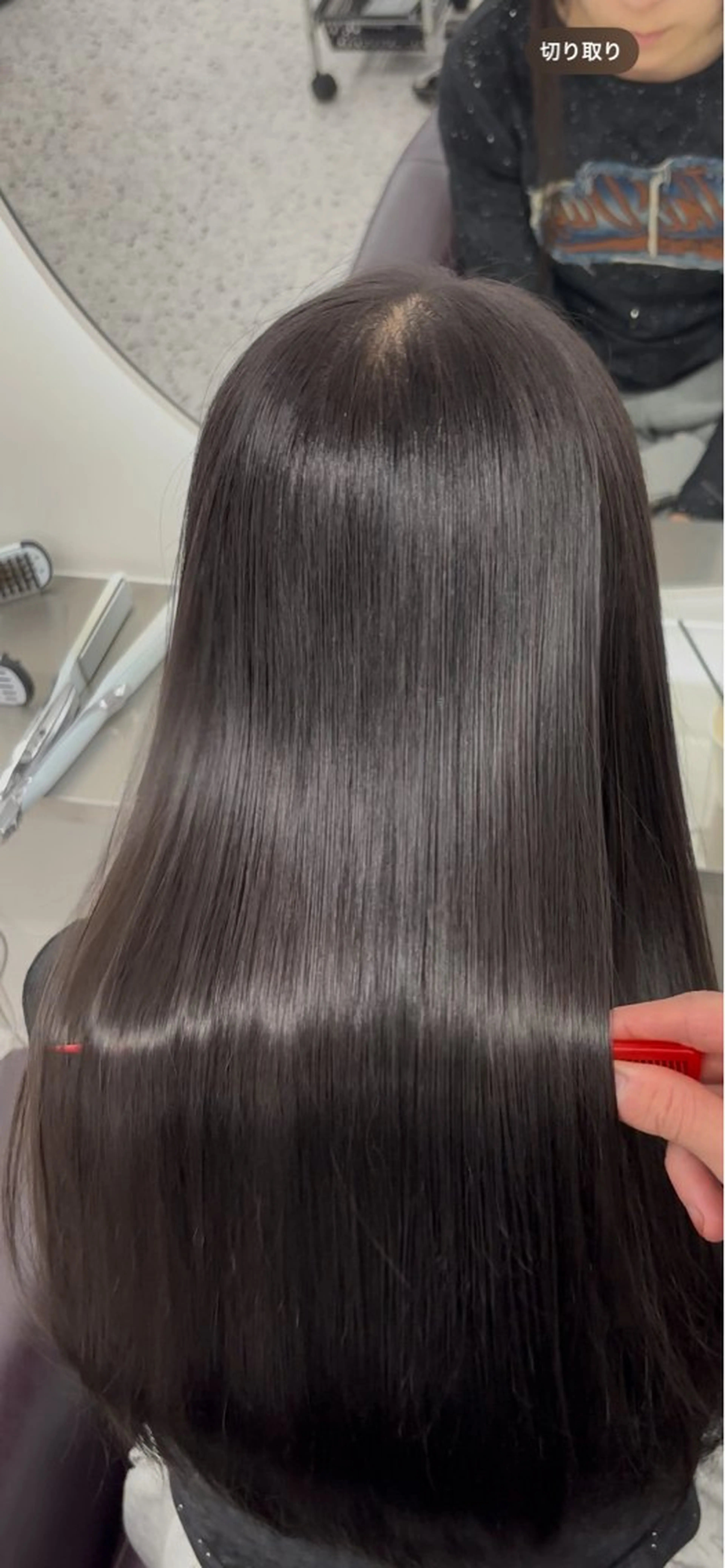 ロング 縮毛矯正 トリートメント 🩵透明感艶髪 縮毛矯正masa🩵のヘアスタイル