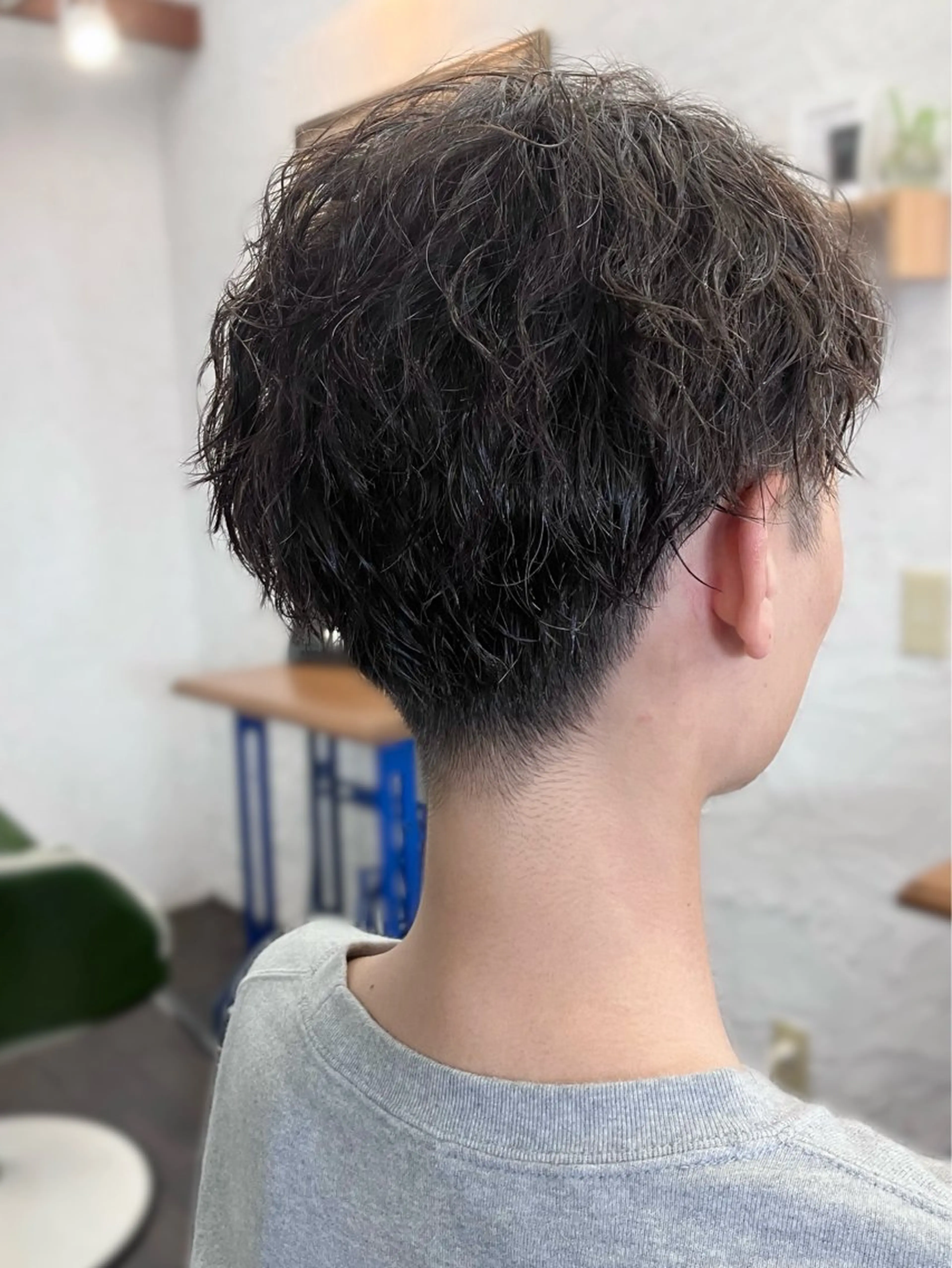 メンズ カット パーマ 末吉 慶多のヘアスタイル