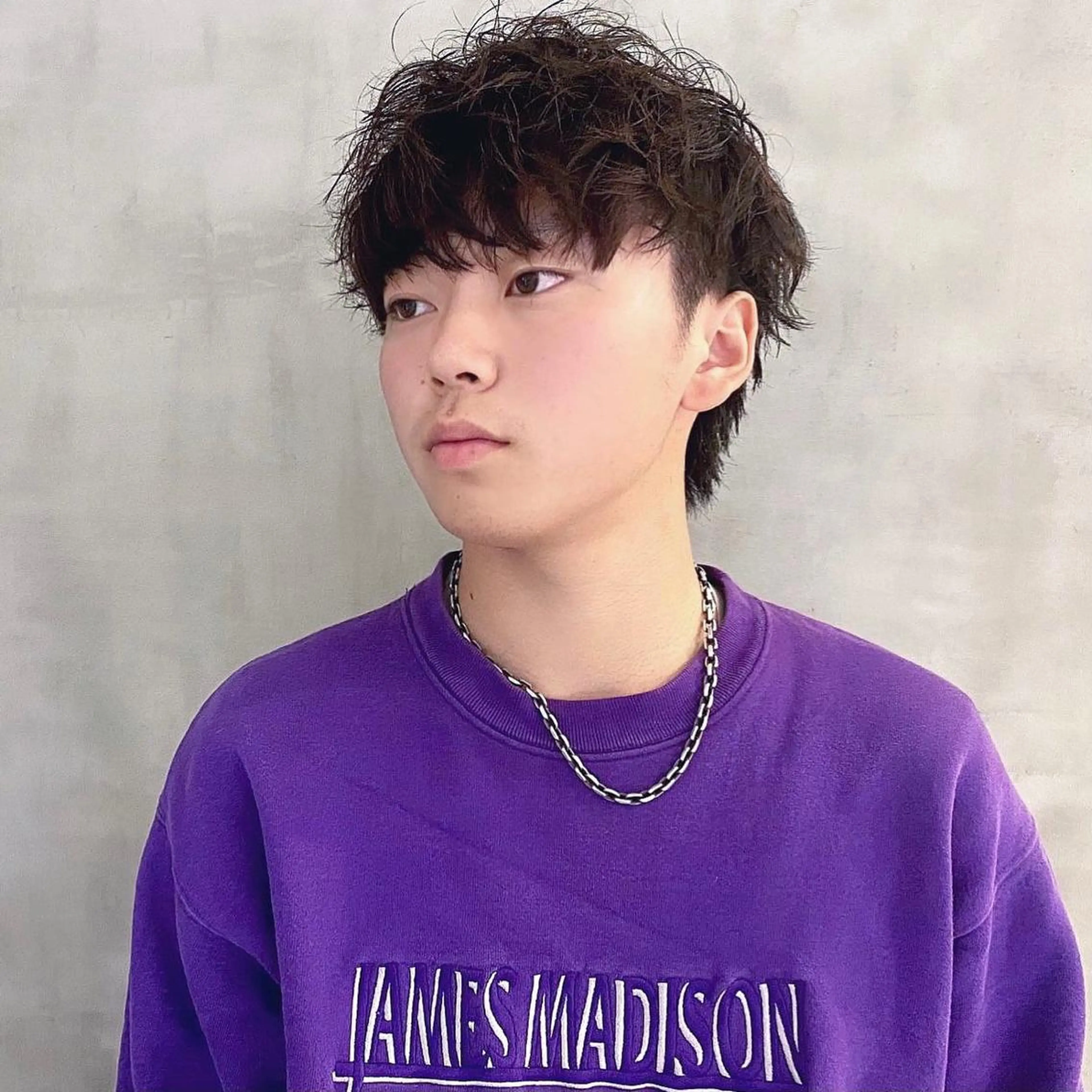 ショート パーマ メンズ カット パーマ トリートメント ill副店長 立和田純也のヘアスタイル