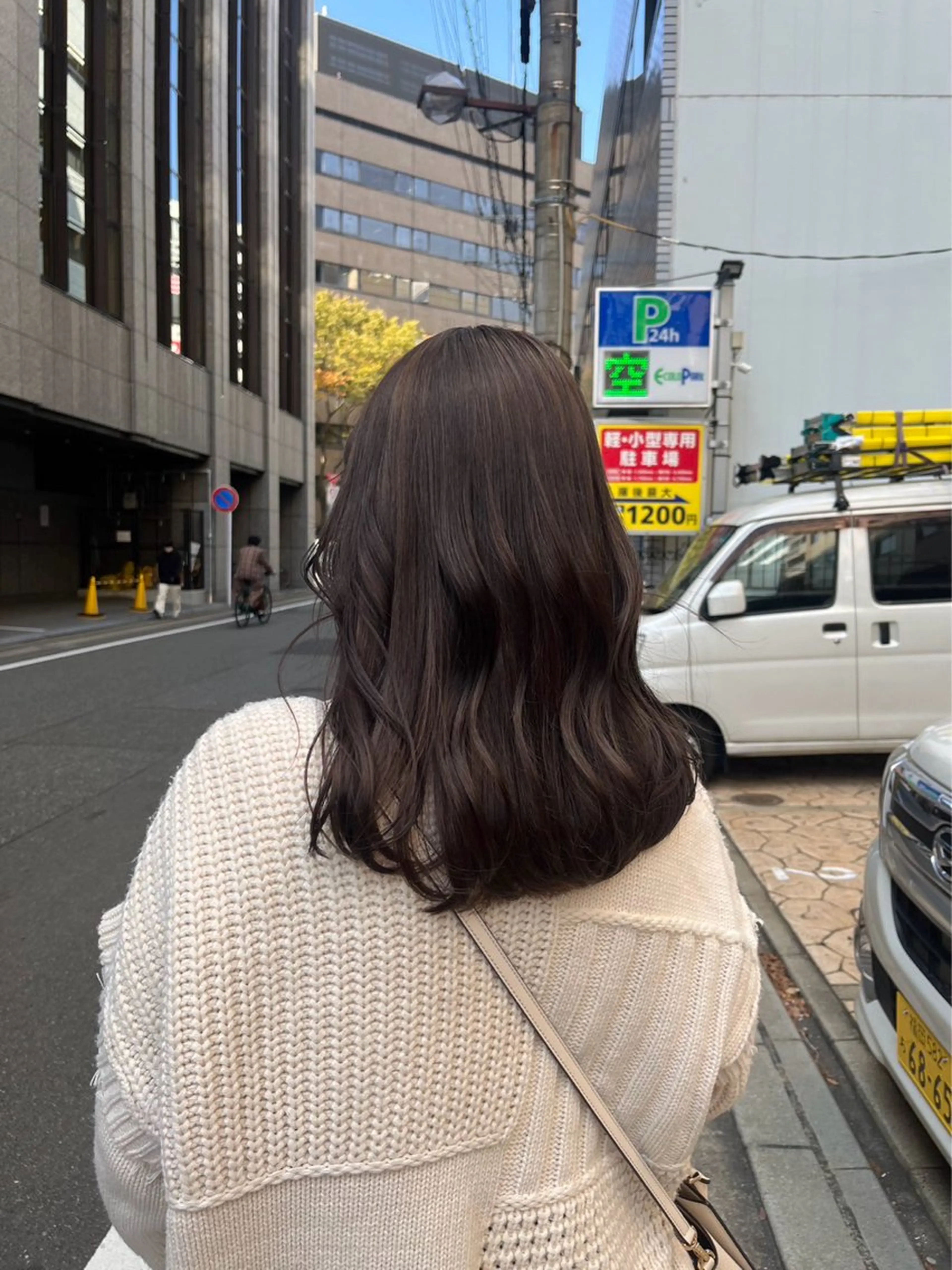 セミロング ヘアカラー 太田 渚遊のヘアスタイル