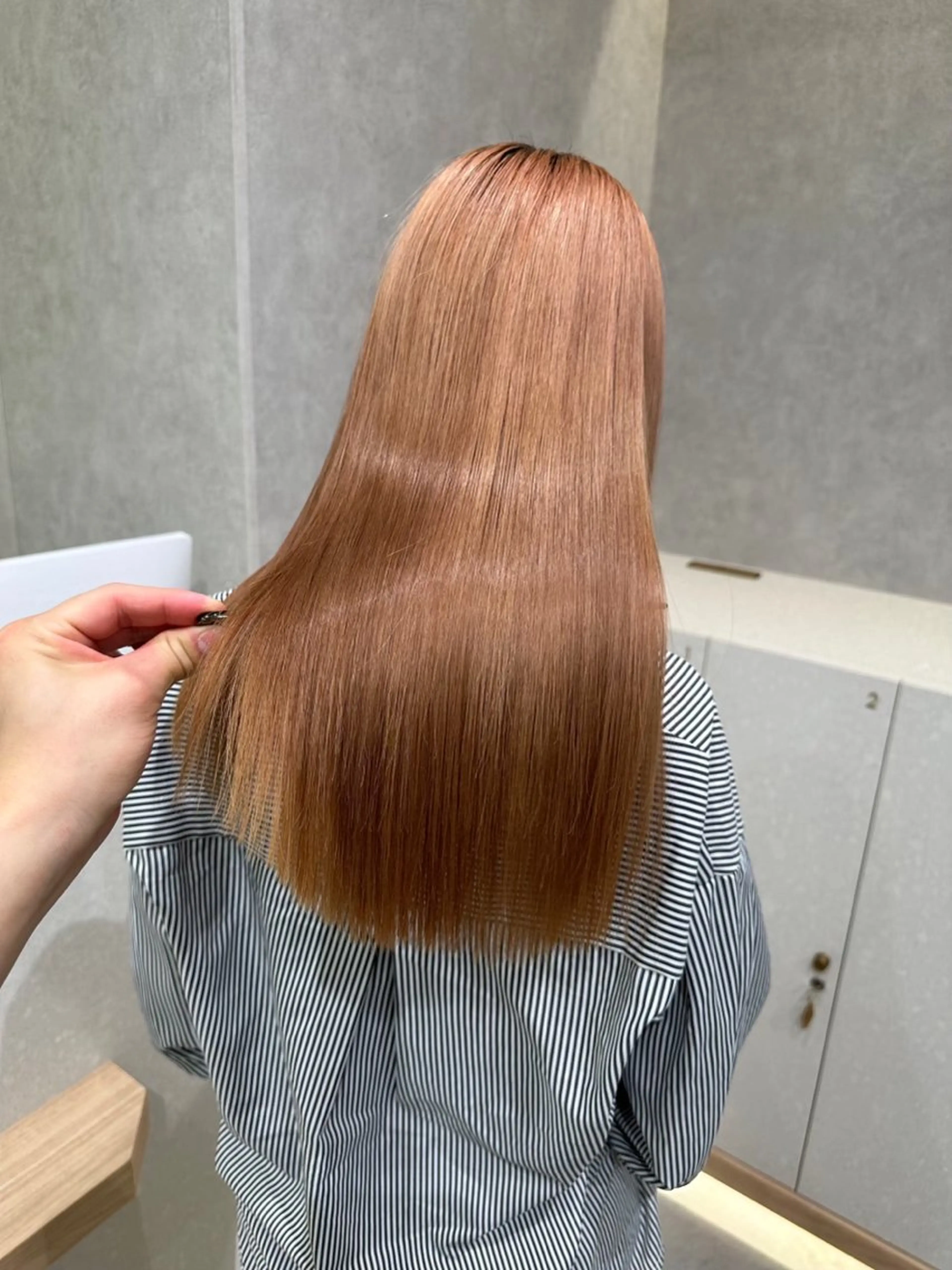 ロング ヘアカラー 縮毛矯正/ まなかのヘアスタイル