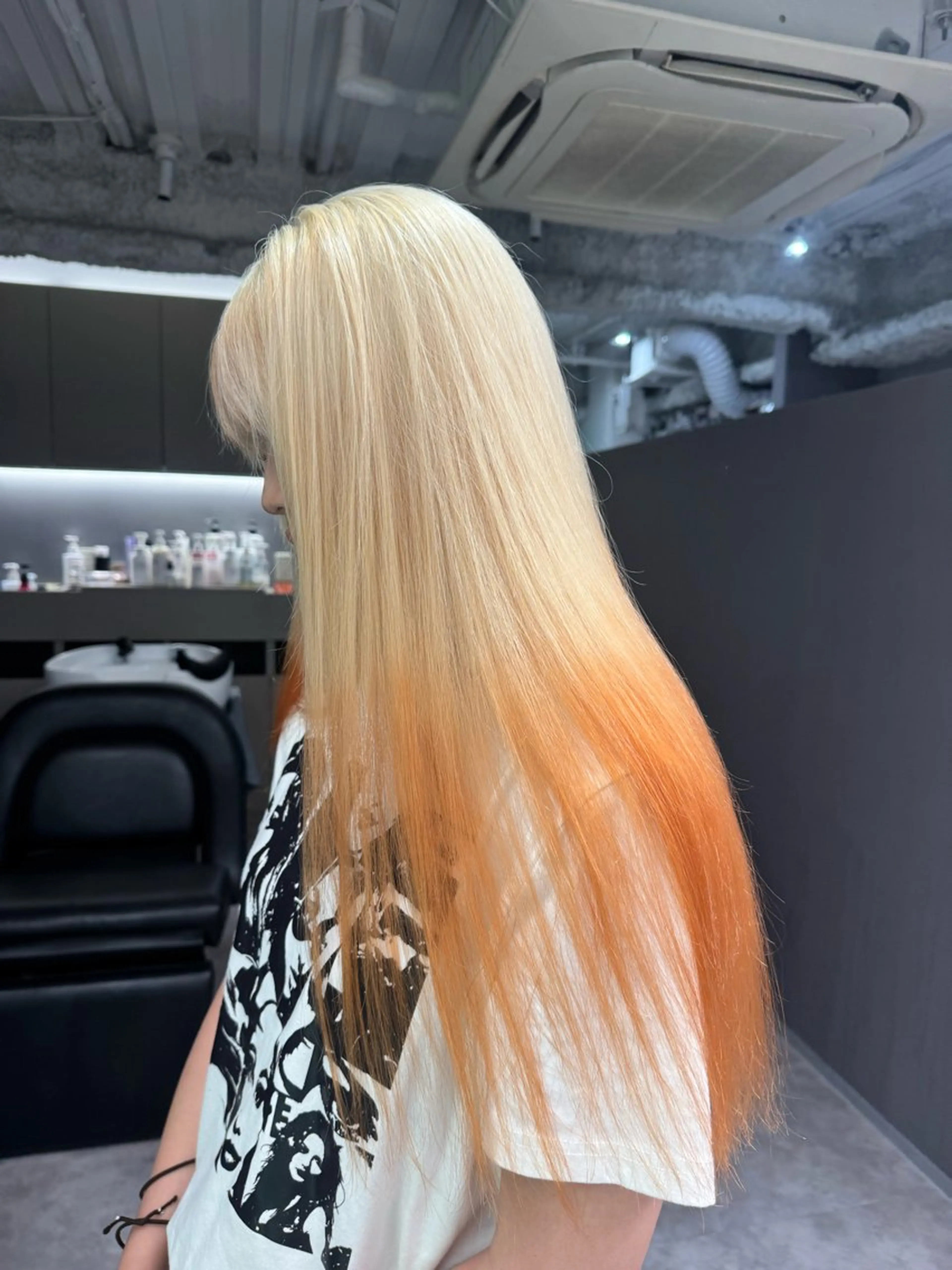 ロング ヘアカラー ハイトーン/名古屋 Hinakiのヘアスタイル