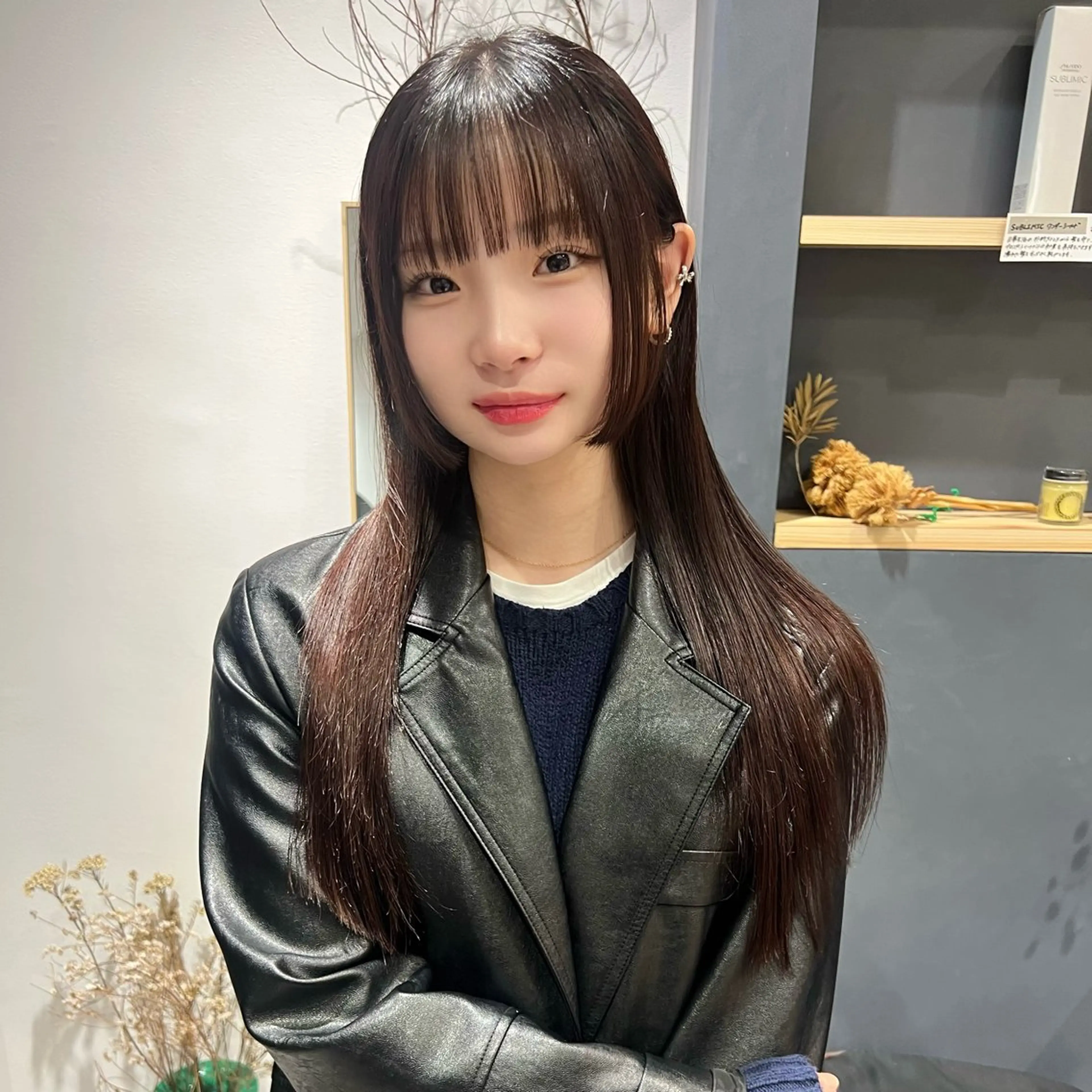 ロング 姫カット カット AI TOKYO　S所属・mizuki 【韓国レイヤー】のヘアスタイル