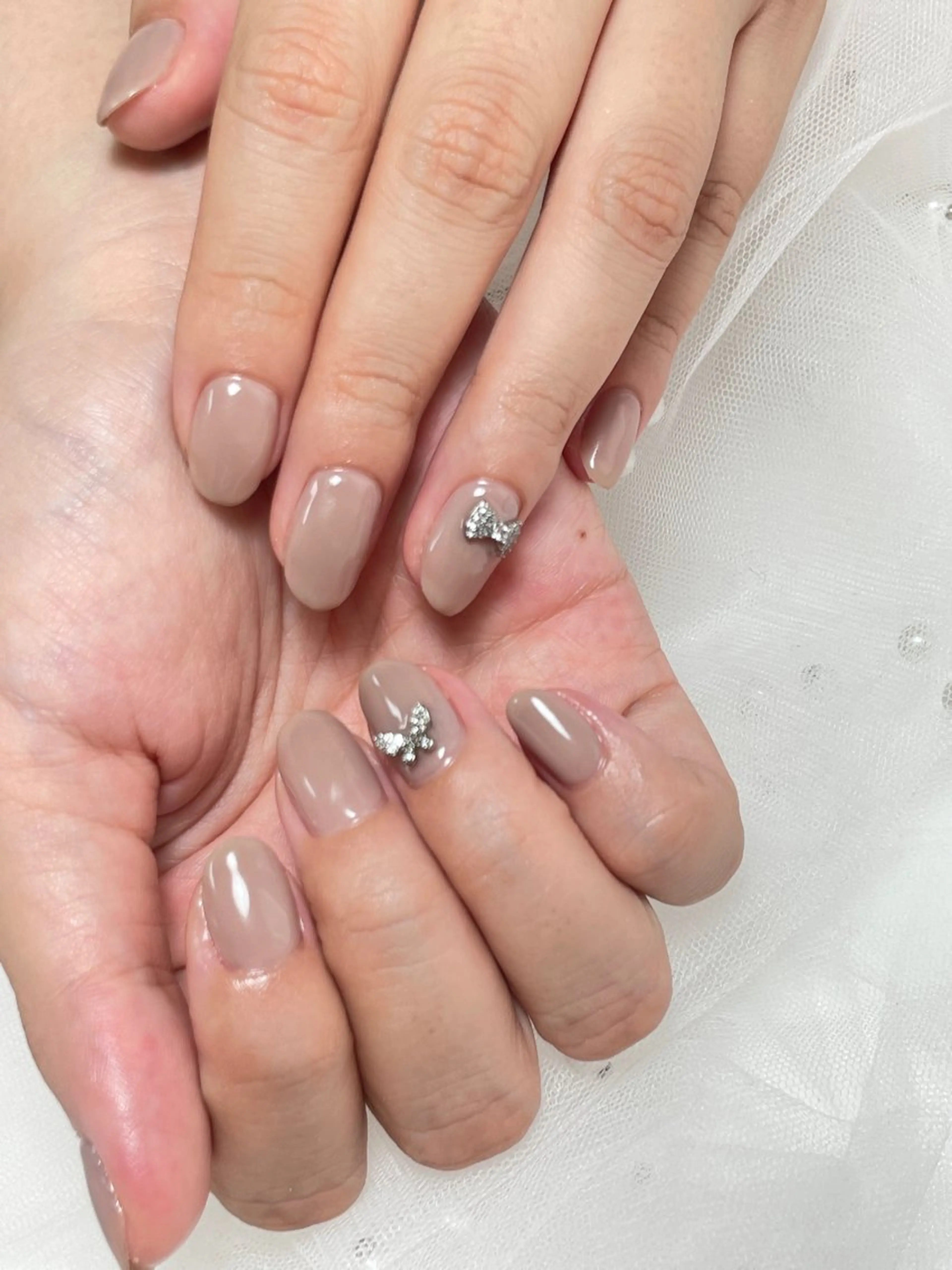 ネイル フレンチネイル マグネットネイル ニュアンスネイル オフィスネイル ワンカラーネイル ハンドネイル Mnail _KKのネイルデザイン