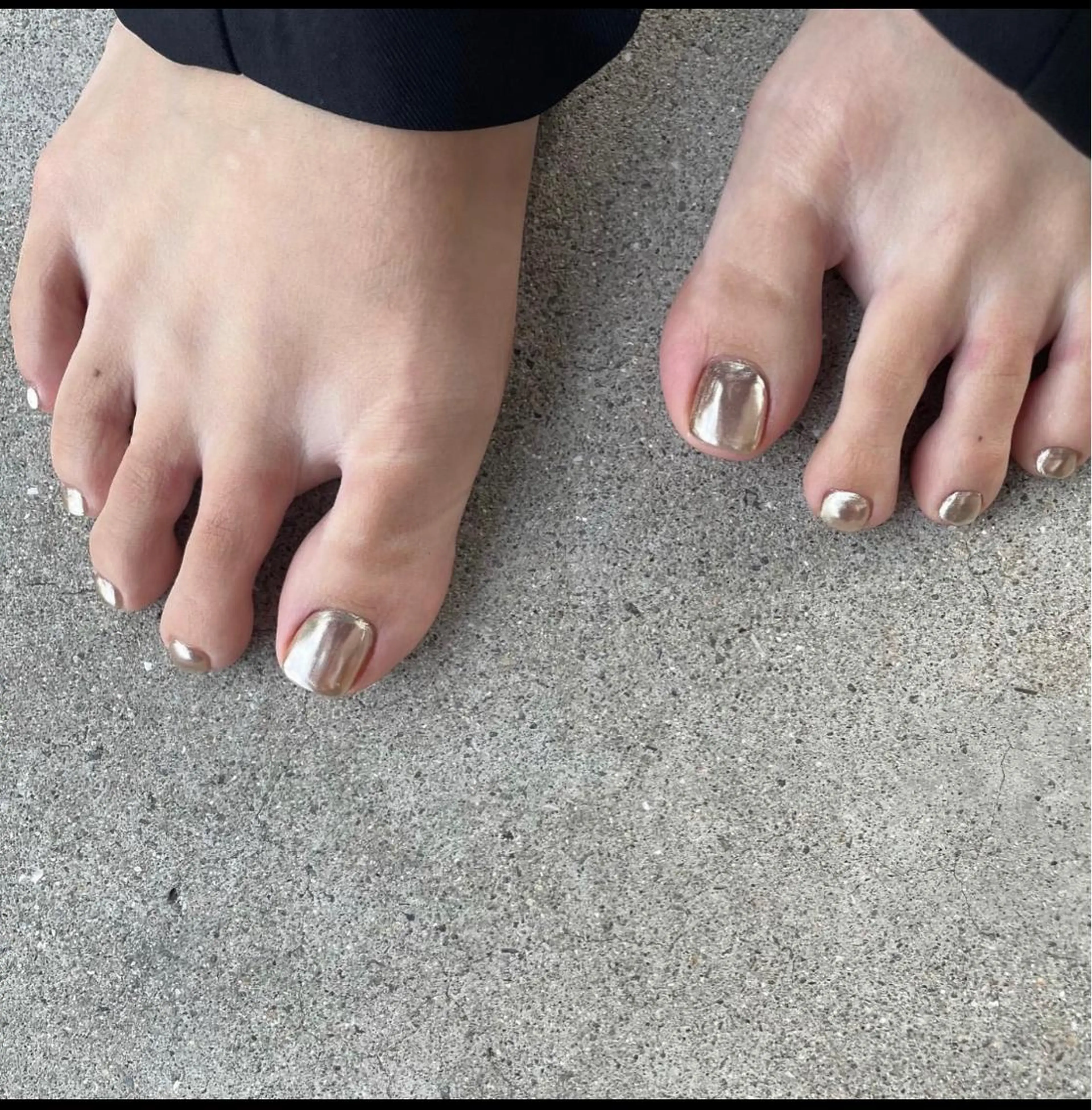 ネイル クリアネイル 長さ出し フットネイル フレンチネイル ジェルネイル Moana Nail 長さだし専門店のネイルデザイン