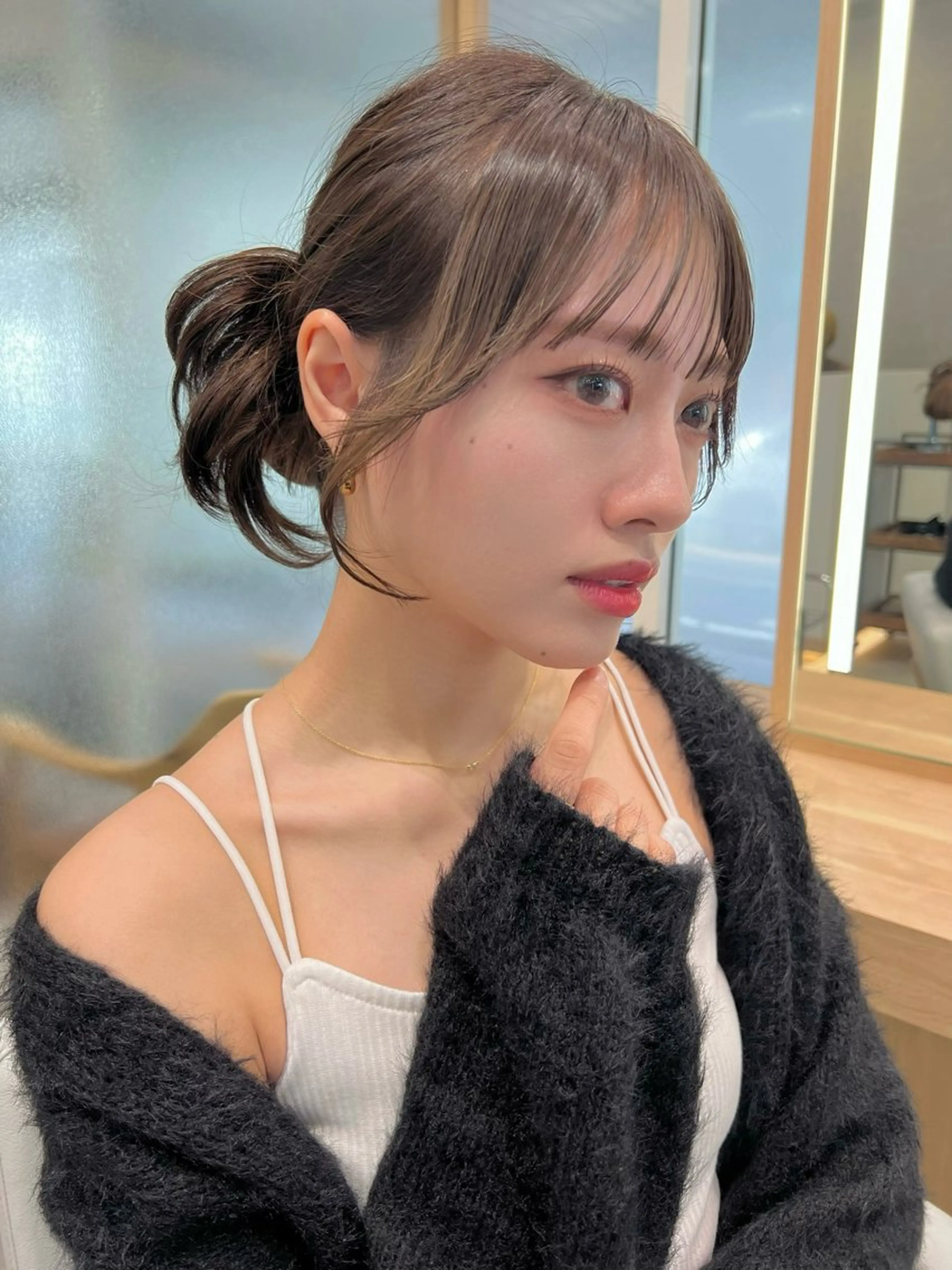 ロング 顔周り🇰🇷韓国 レイヤー/いづみ💞のヘアスタイル