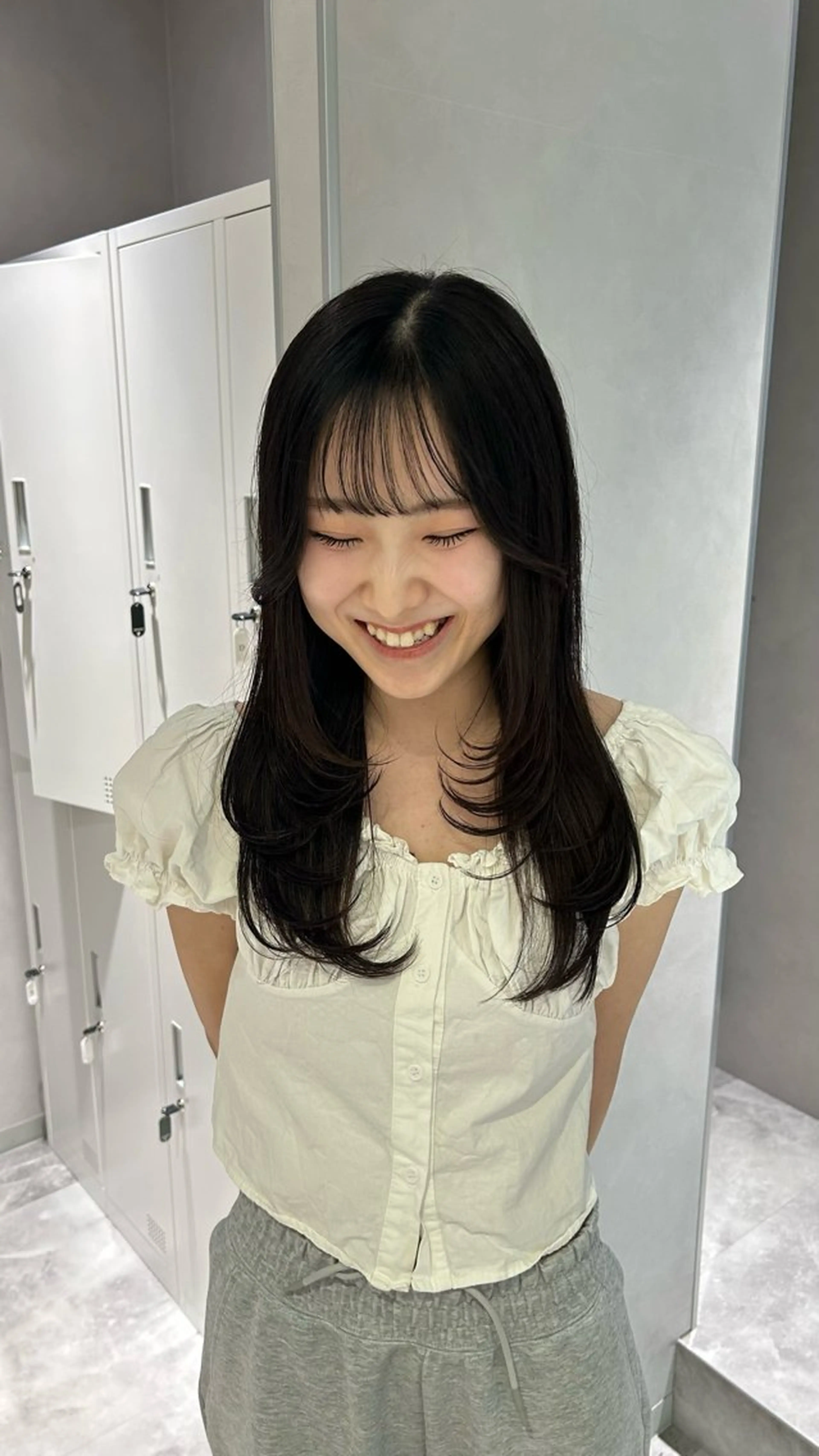 セミロング レイヤーカット 寺川留以 /カットモデル募集中のヘアスタイル