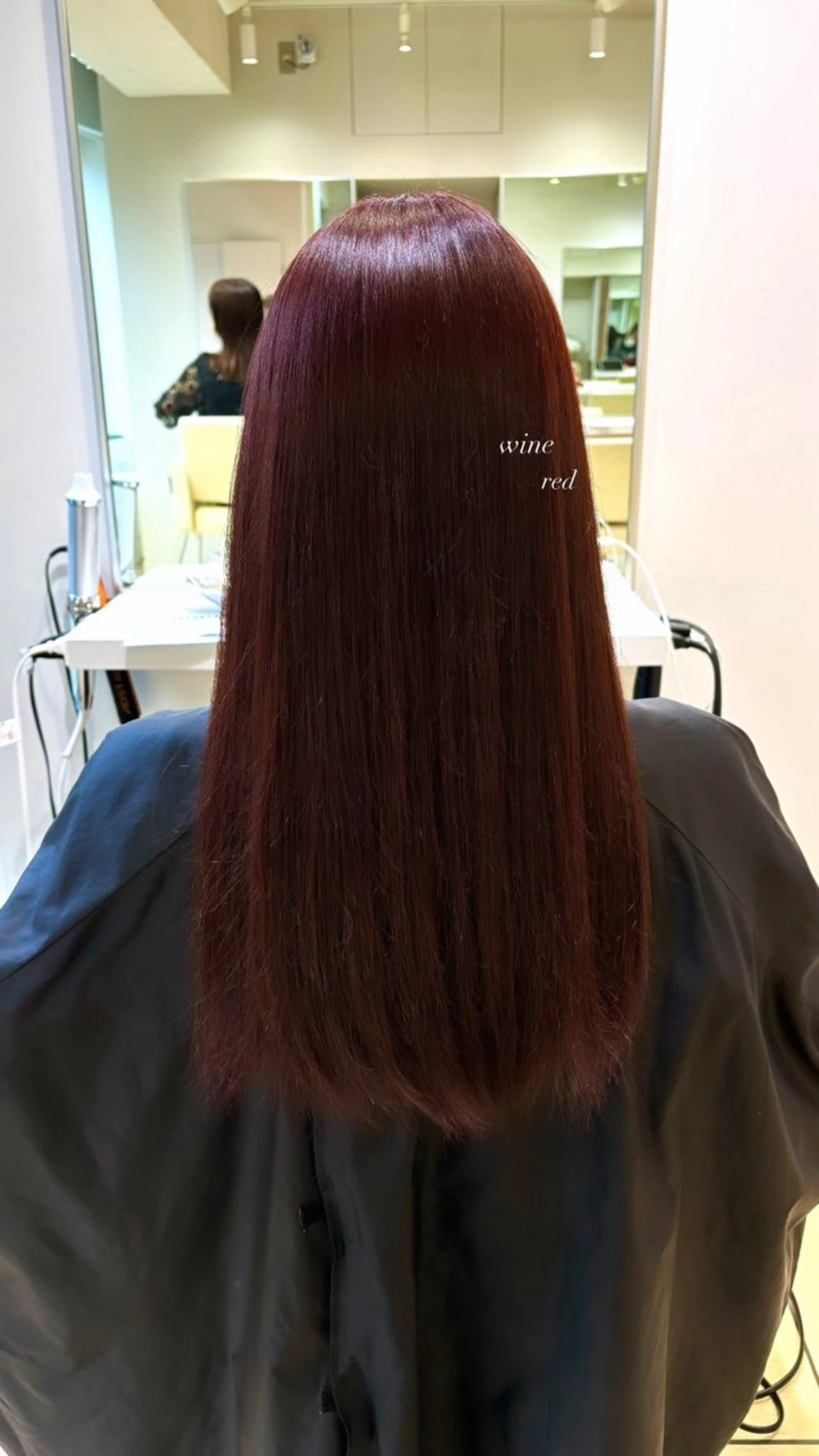 ロング カラー ブリーチ ブリーチなしカラー レッドカラー トリートメント 暖色カラー/ NOA.⋆𝜗𝜚のヘアスタイル