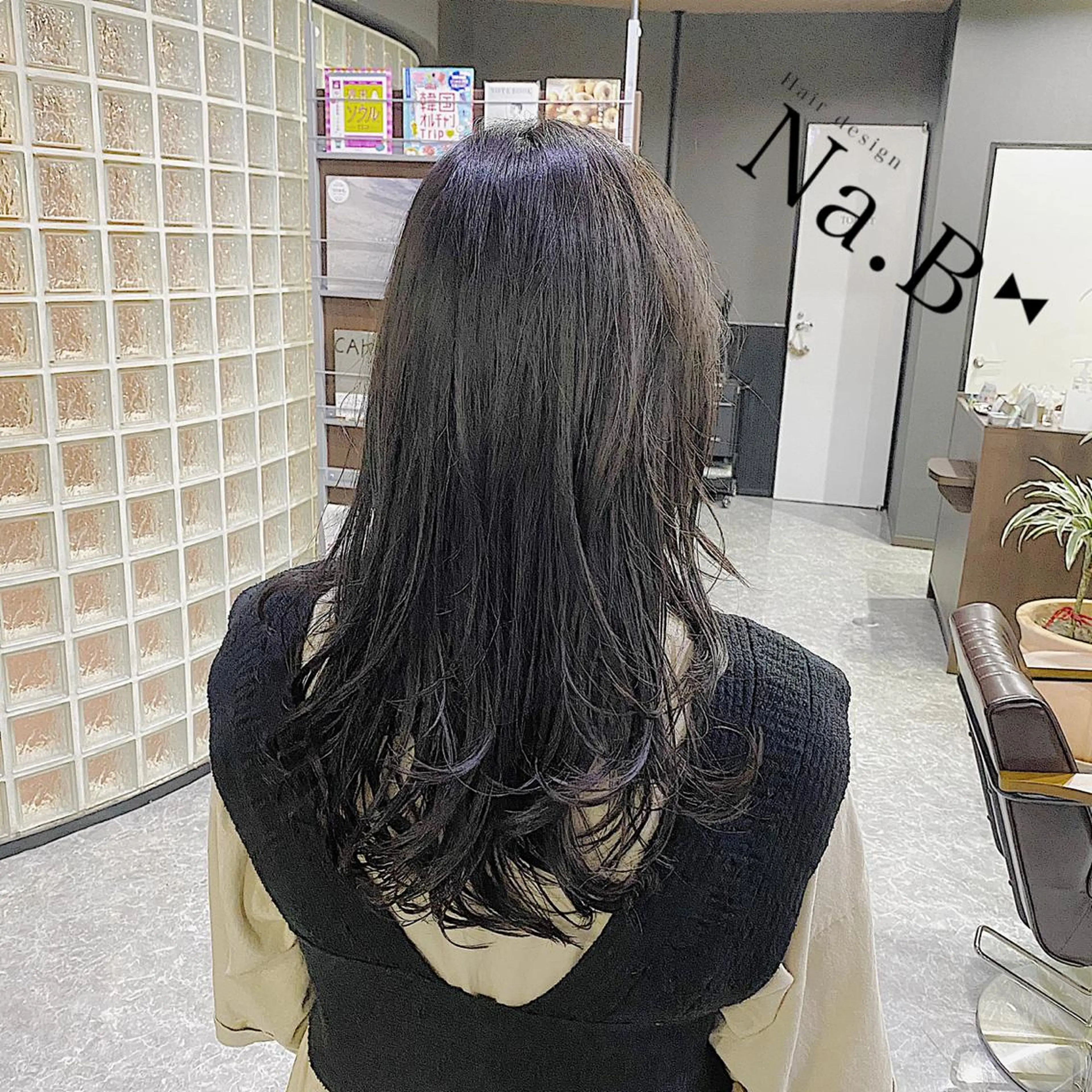 ロング Hair design Na.B所属・ジユン 지윤のヘアスタイル